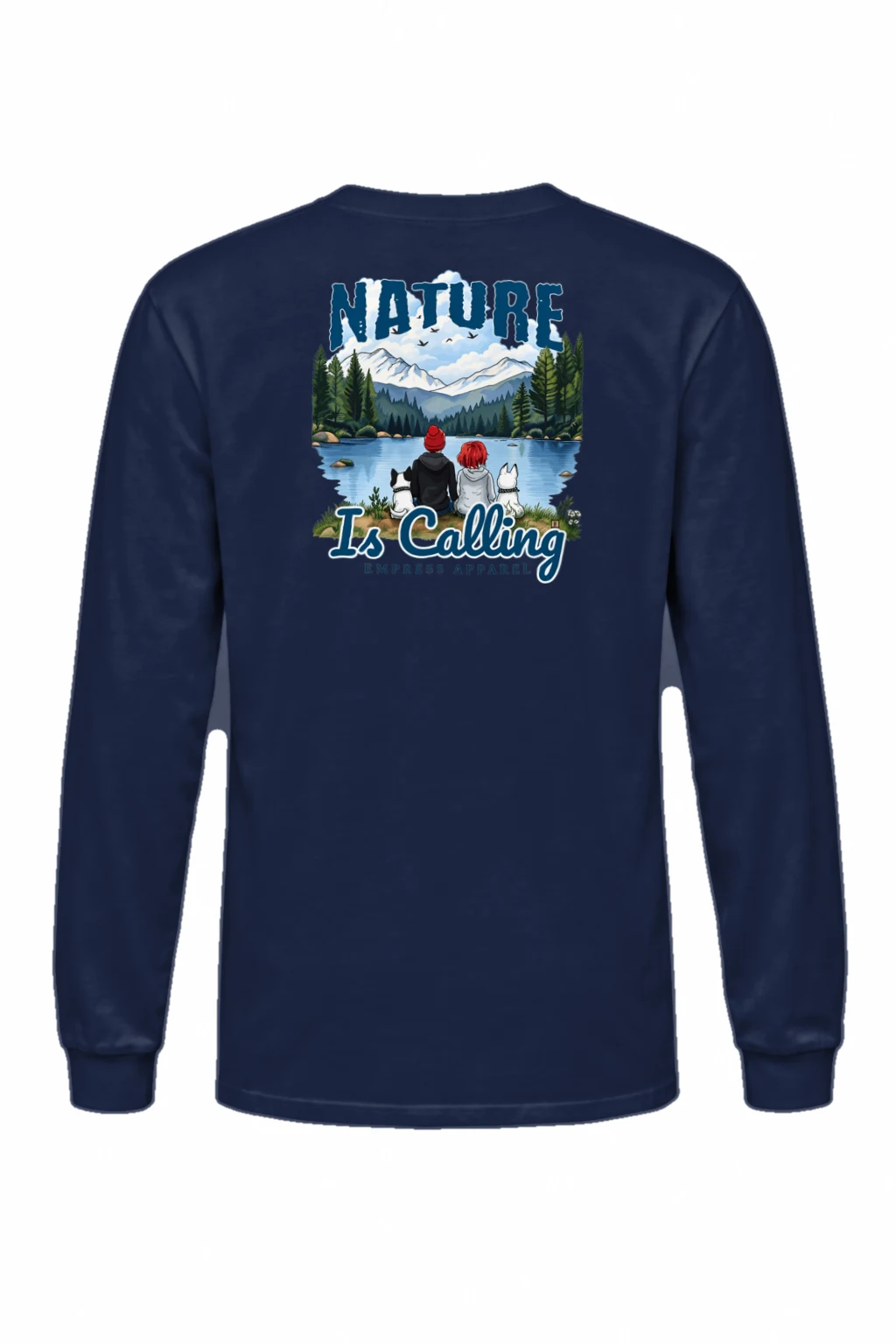 "Nature Is Calling" Unisex Longsleeve T-shirt | Gildan 2400