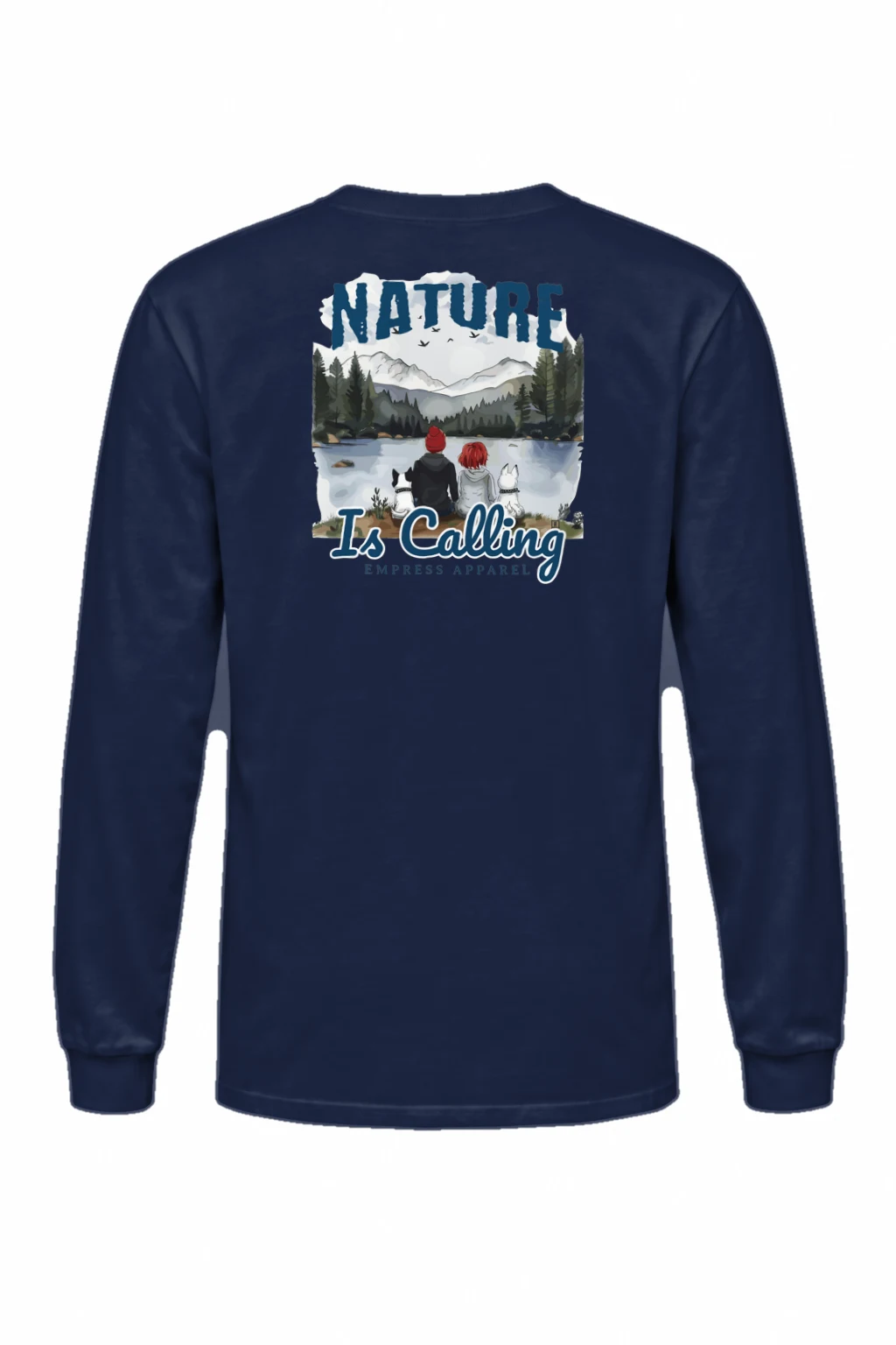 "Nature Is Calling" Unisex Longsleeve T-shirt | Gildan 2400