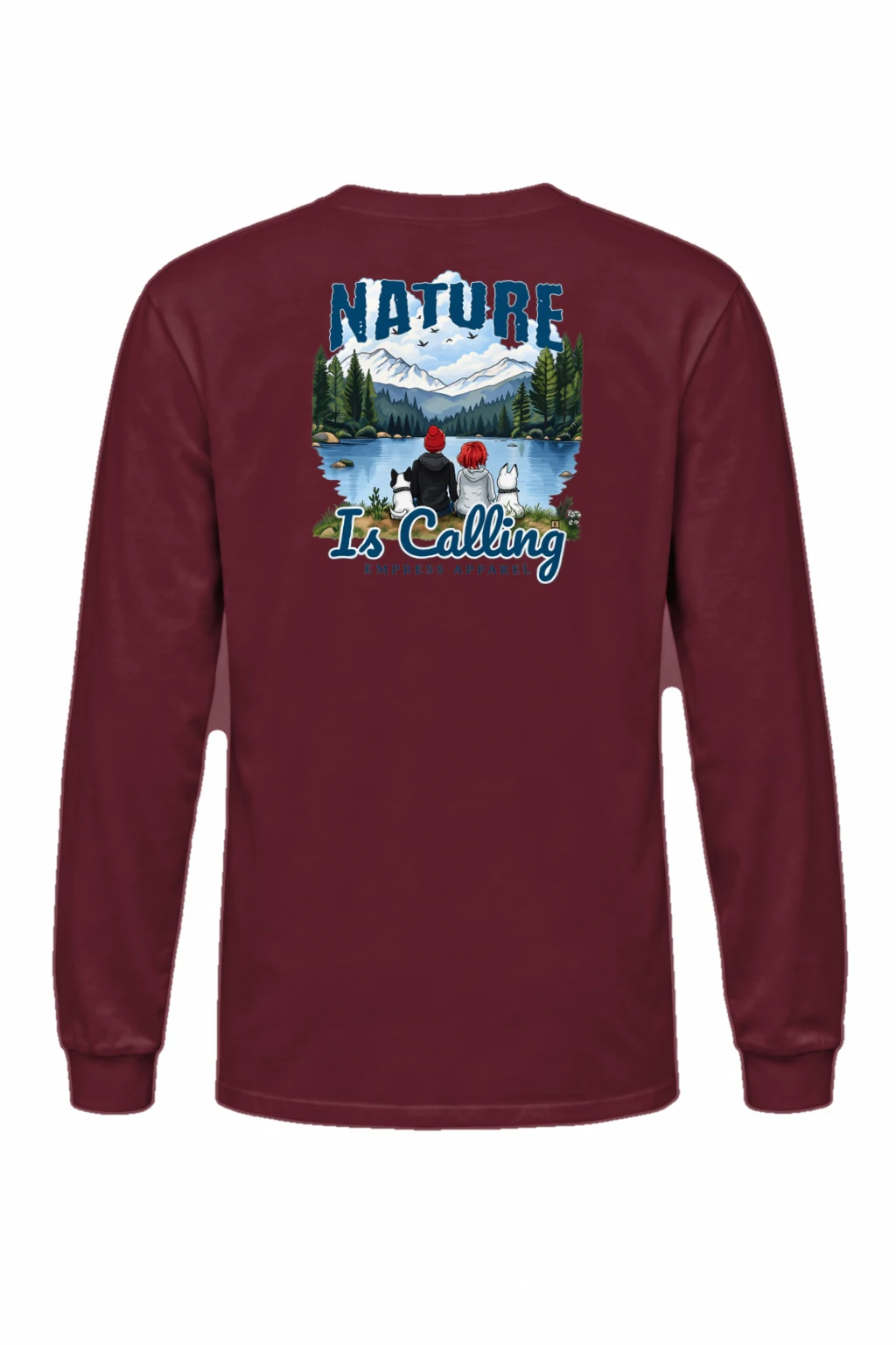 "Nature Is Calling" Unisex Longsleeve T-shirt | Gildan 2400