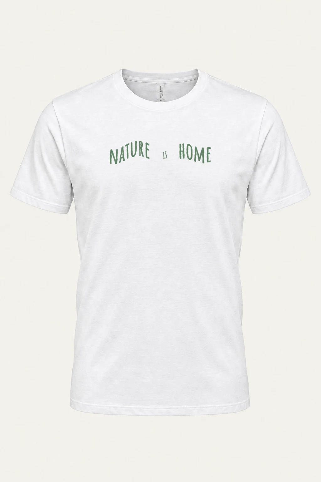 "Nature Is Home" Heavyweight Unisex Crewneck T-shirt | Gildan 5000