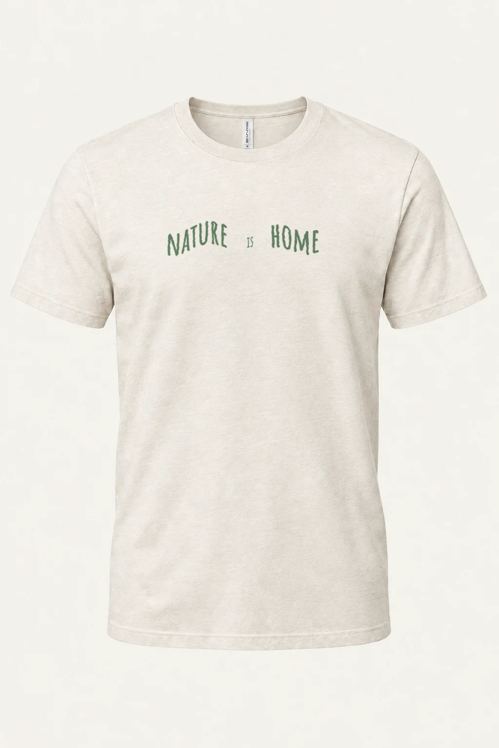 "Nature Is Home" Heavyweight Unisex Crewneck T-shirt | Gildan 5000
