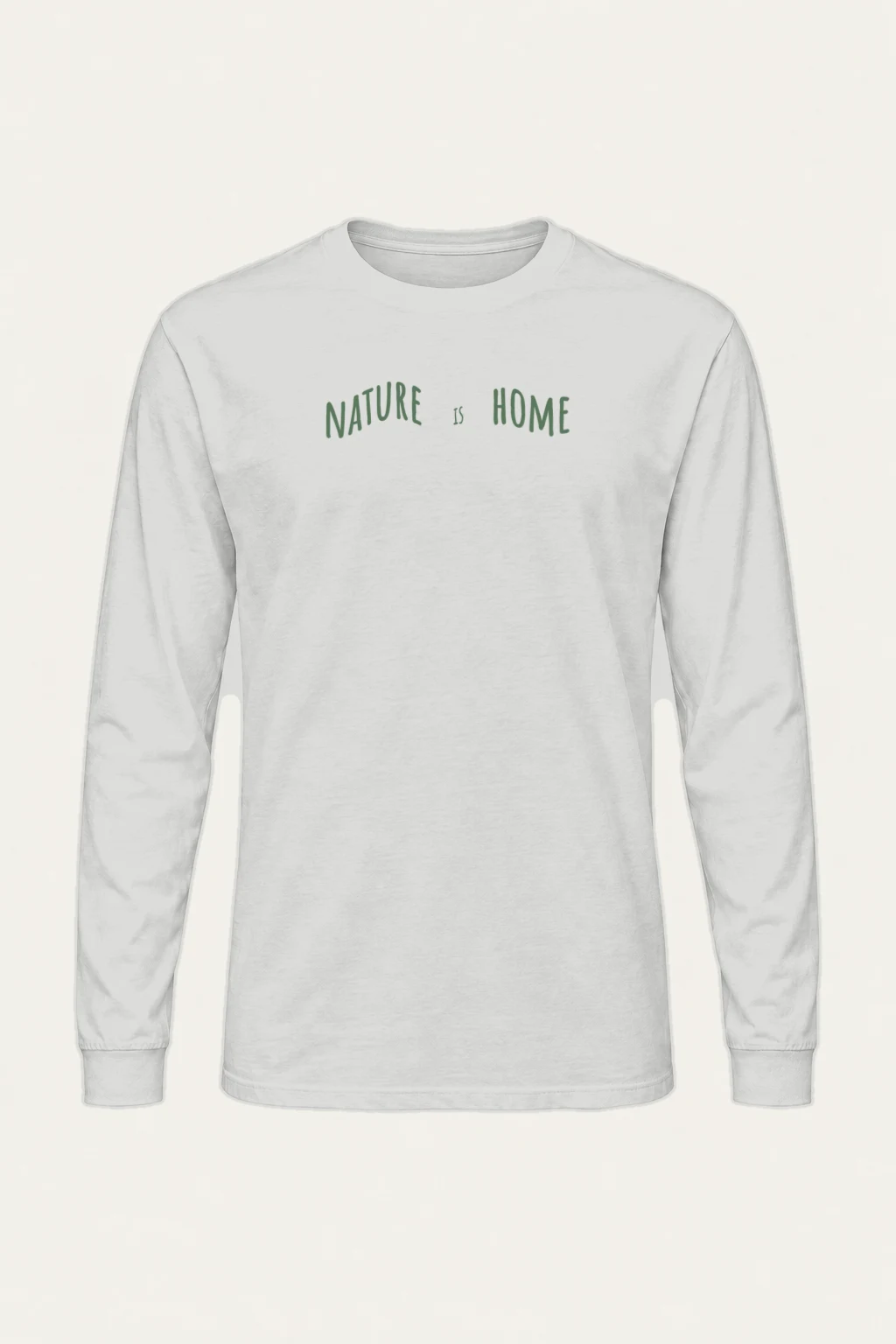 "Nature Is Home" Unisex Longsleeve T-shirt | Gildan 2400