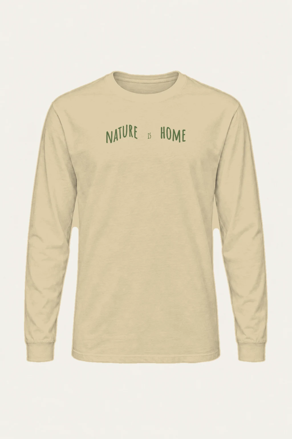 "Nature Is Home" Unisex Longsleeve T-shirt | Gildan 2400