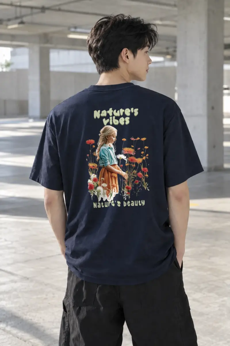“Nature’s Beauty” Heavyweight Unisex Crewneck T-shirt | Gildan 5000