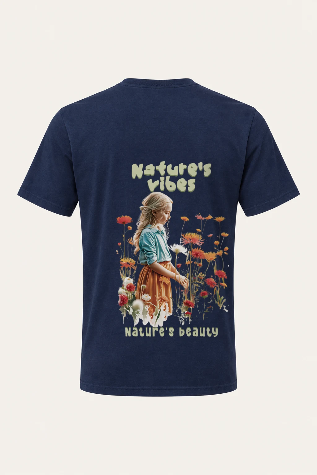 "Nature's Beauty" Heavyweight Unisex Crewneck T-shirt | Gildan 5000