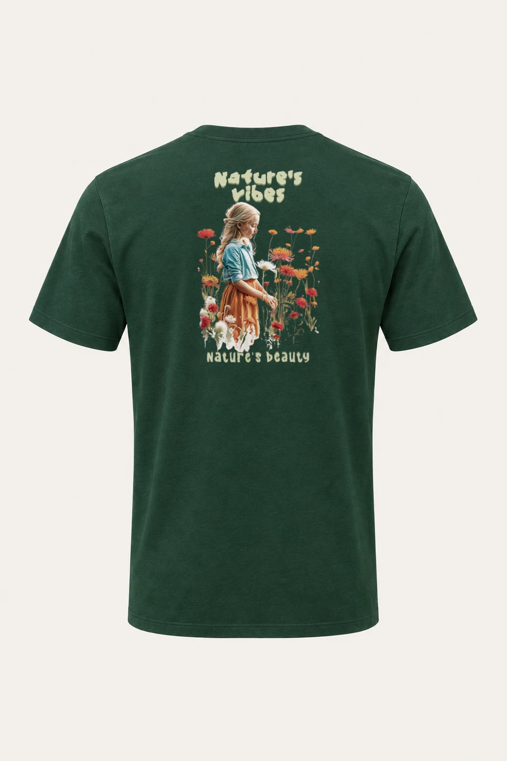 "Nature's Beauty" Heavyweight Unisex Crewneck T-shirt | Gildan 5000