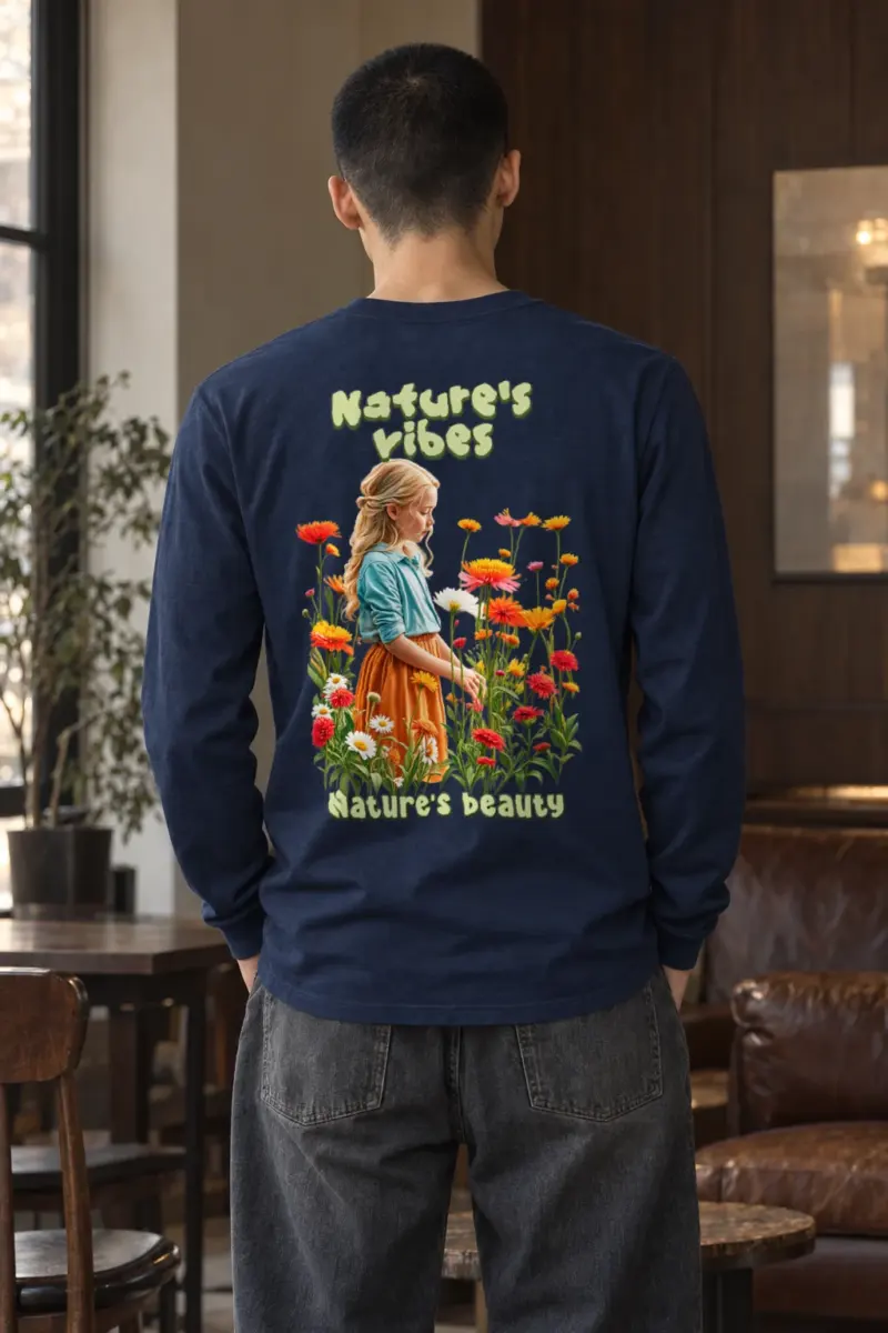 "Nature’s Beauty" Unisex Longsleeve T-shirt | Gildan 2400