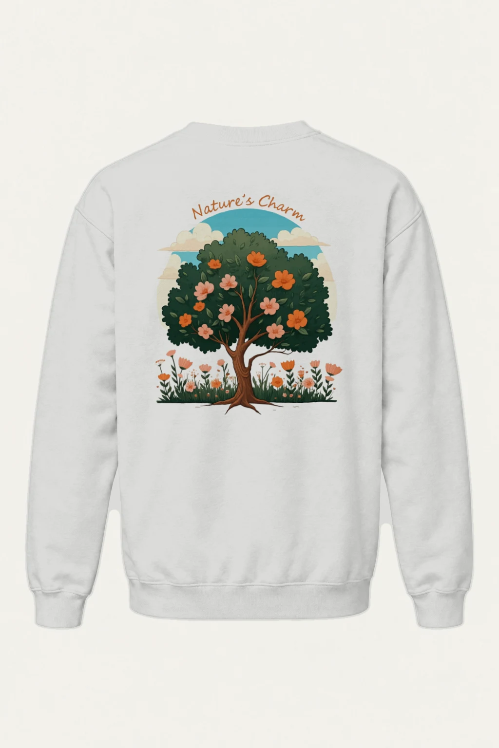 "Nature’s Charm" Heavy Blend Unisex Crewneck Sweatshirt | Gildan 18000