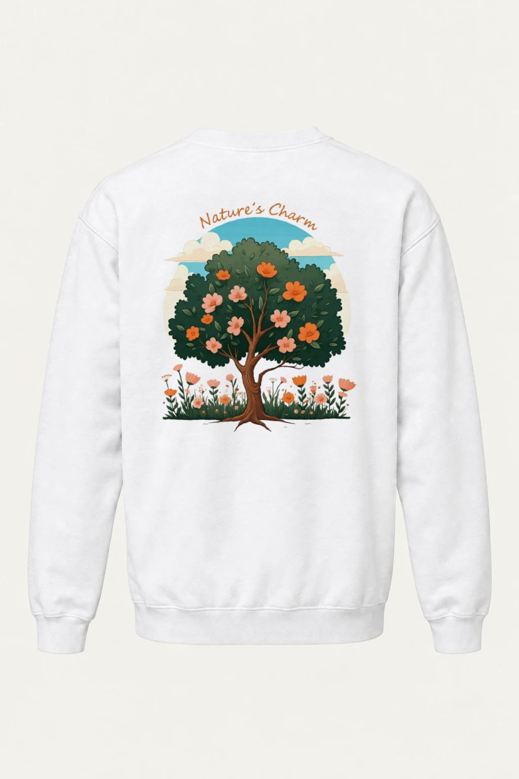 "Nature’s Charm" Heavy Blend Unisex Crewneck Sweatshirt | Gildan 18000