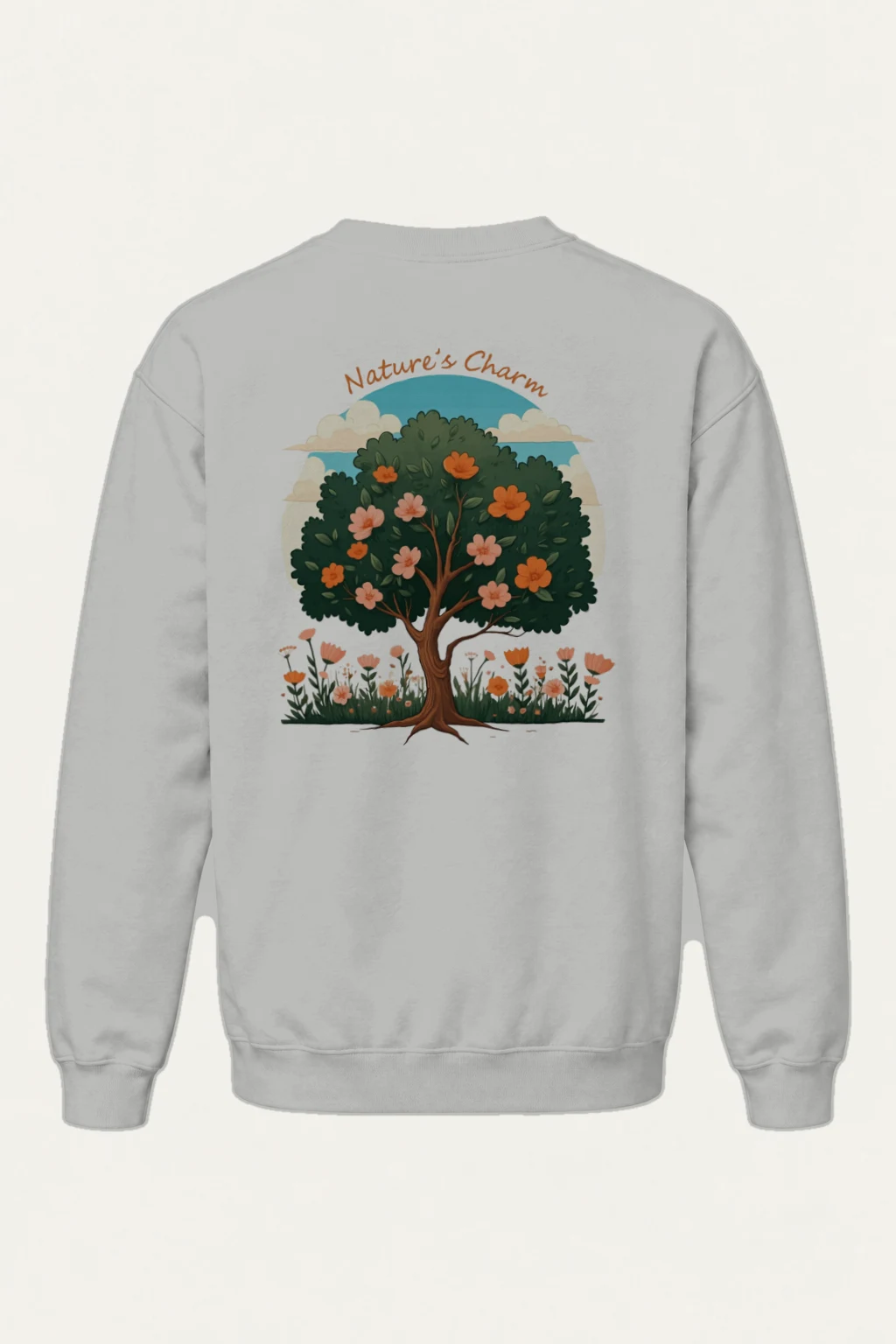 "Nature’s Charm" Heavy Blend Unisex Crewneck Sweatshirt | Gildan 18000