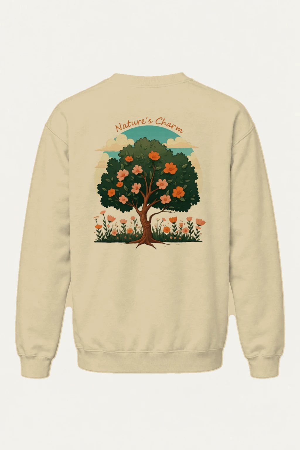 "Nature’s Charm" Heavy Blend Unisex Crewneck Sweatshirt | Gildan 18000