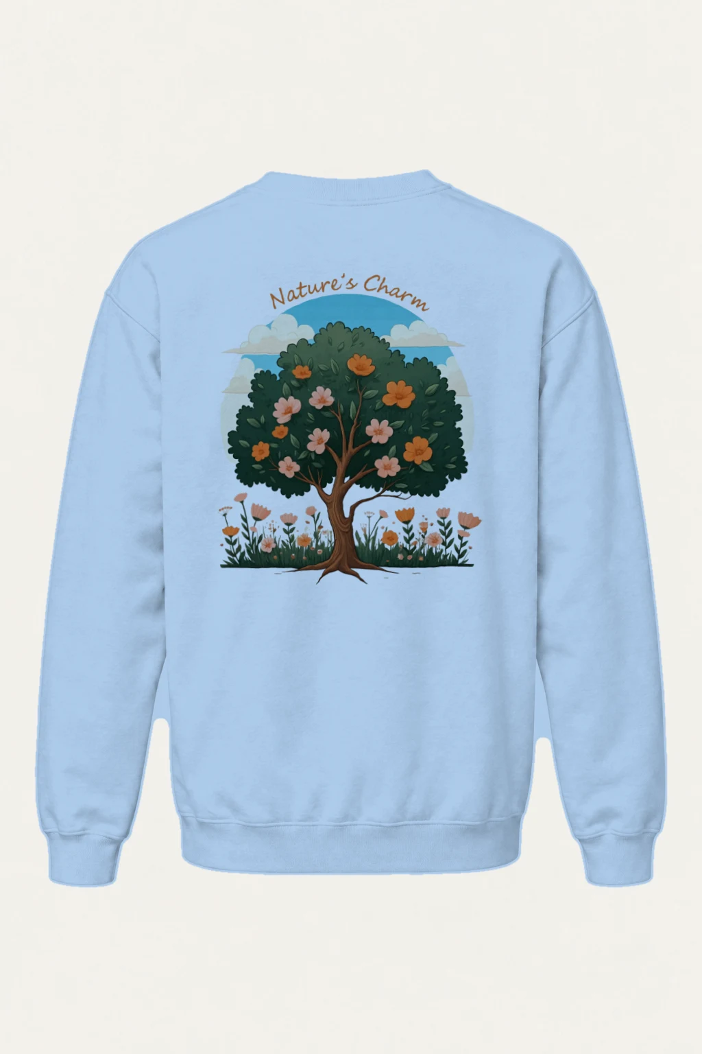 "Nature’s Charm" Heavy Blend Unisex Crewneck Sweatshirt | Gildan 18000