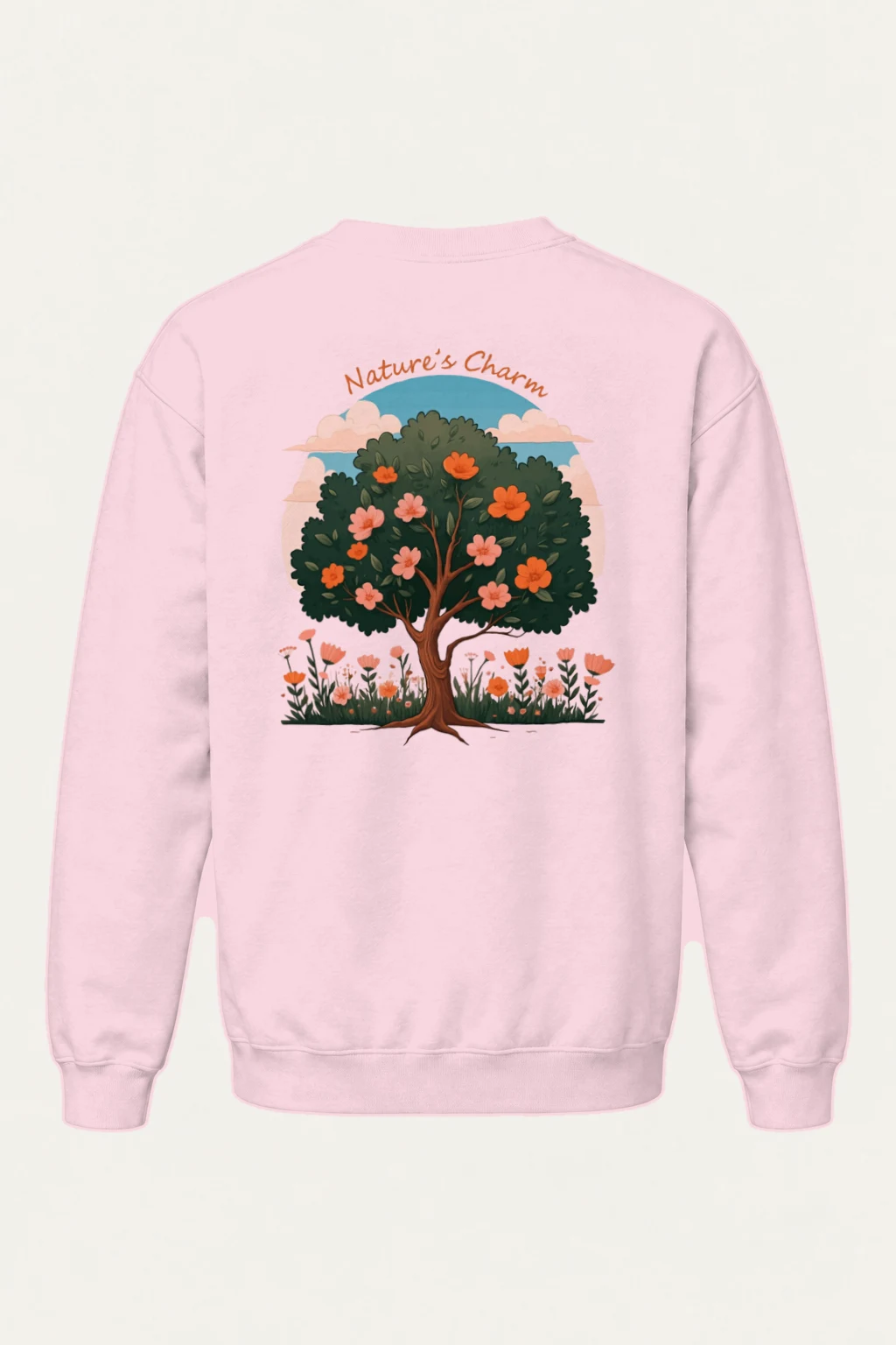 "Nature’s Charm" Heavy Blend Unisex Crewneck Sweatshirt | Gildan 18000