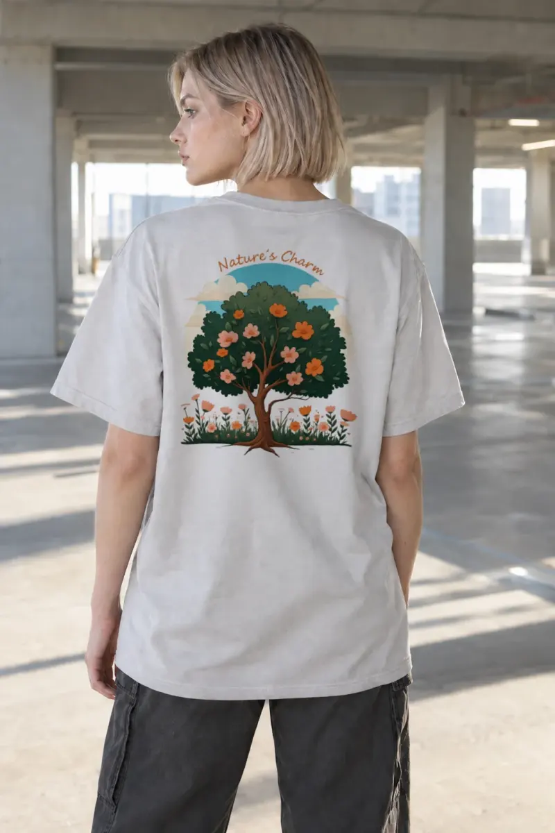 “Nature’s Charm” Heavyweight Unisex Crewneck T-shirt | Gildan 5000