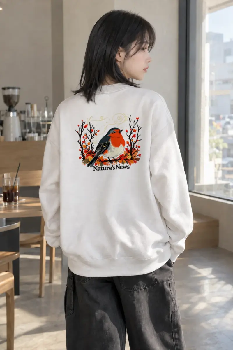 "Nature’s News" Heavy Blend Unisex Crewneck Sweatshirt | Gildan 18000