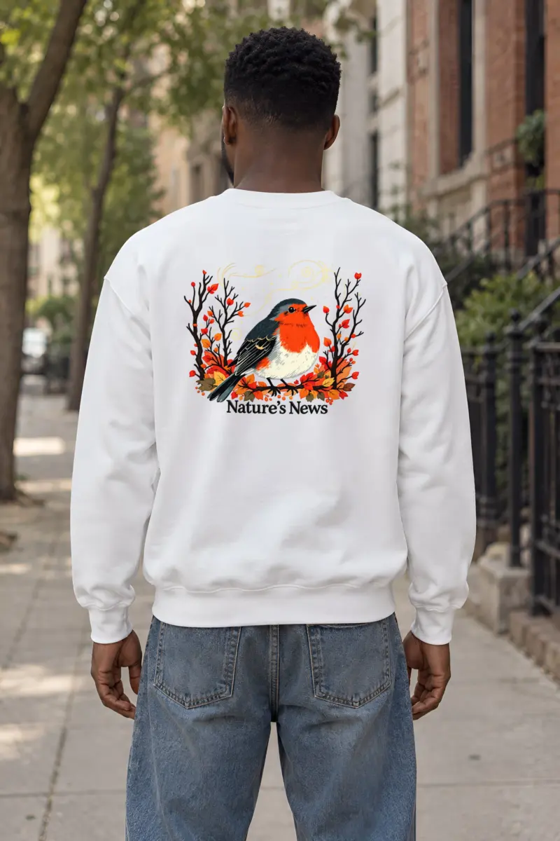 "Nature’s News" Heavy Blend Unisex Crewneck Sweatshirt