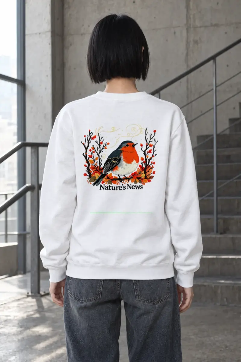 "Nature’s News" Heavy Blend Unisex Crewneck Sweatshirt | Gildan 18000