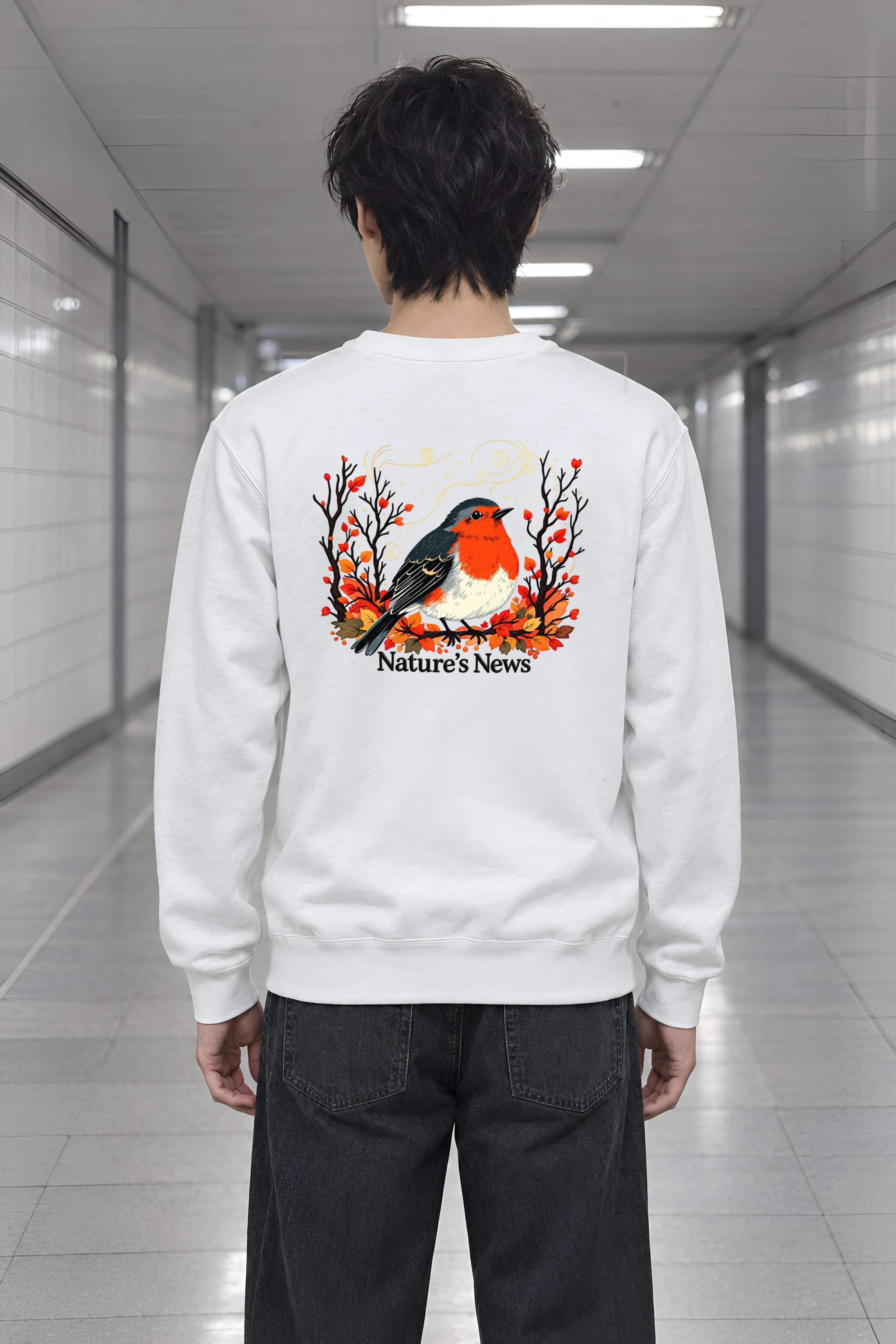 "Nature’s News" Heavy Blend Unisex Crewneck Sweatshirt