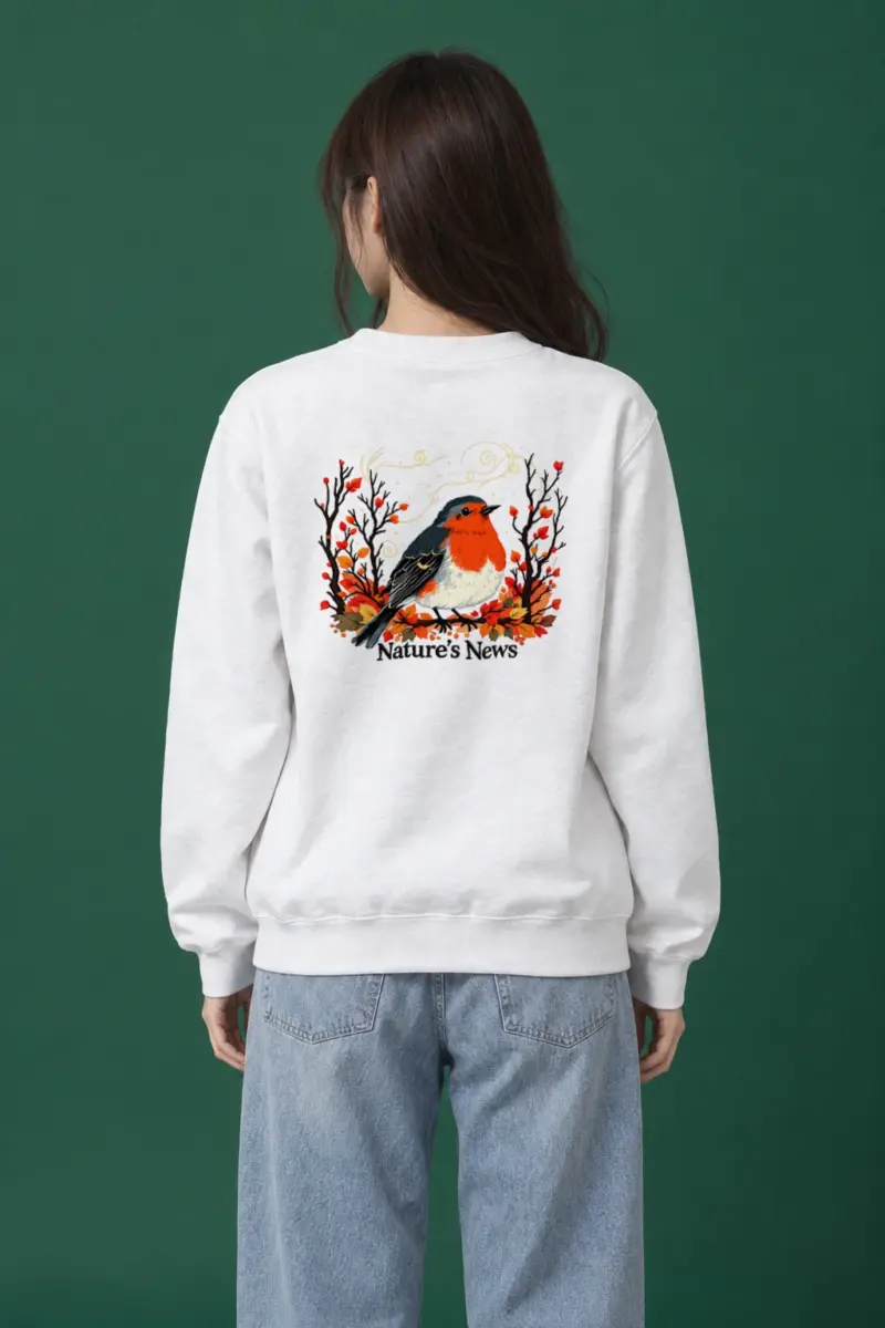 "Nature’s News" Heavy Blend Unisex Crewneck Sweatshirt | Gildan 18000
