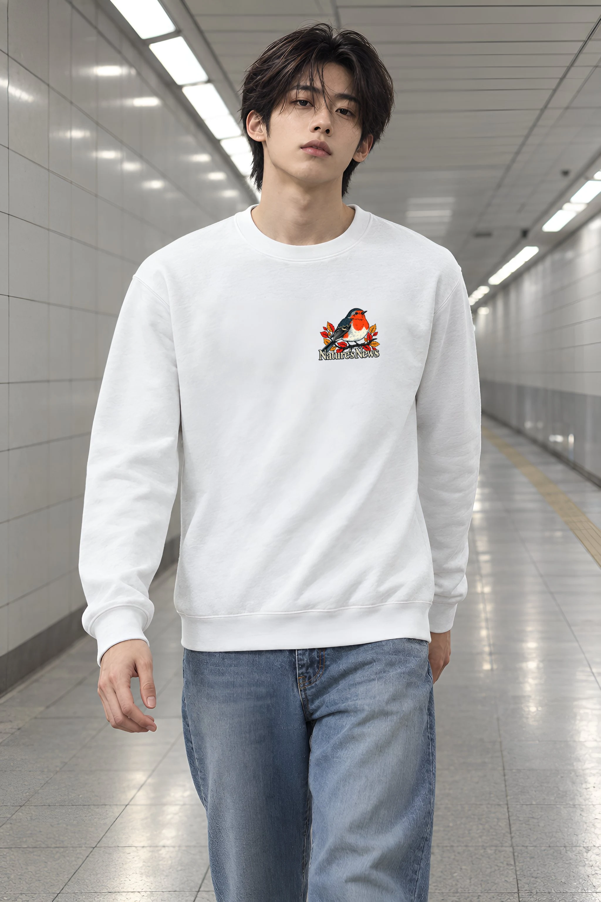 "Nature’s News" Heavy Blend Unisex Crewneck Sweatshirt