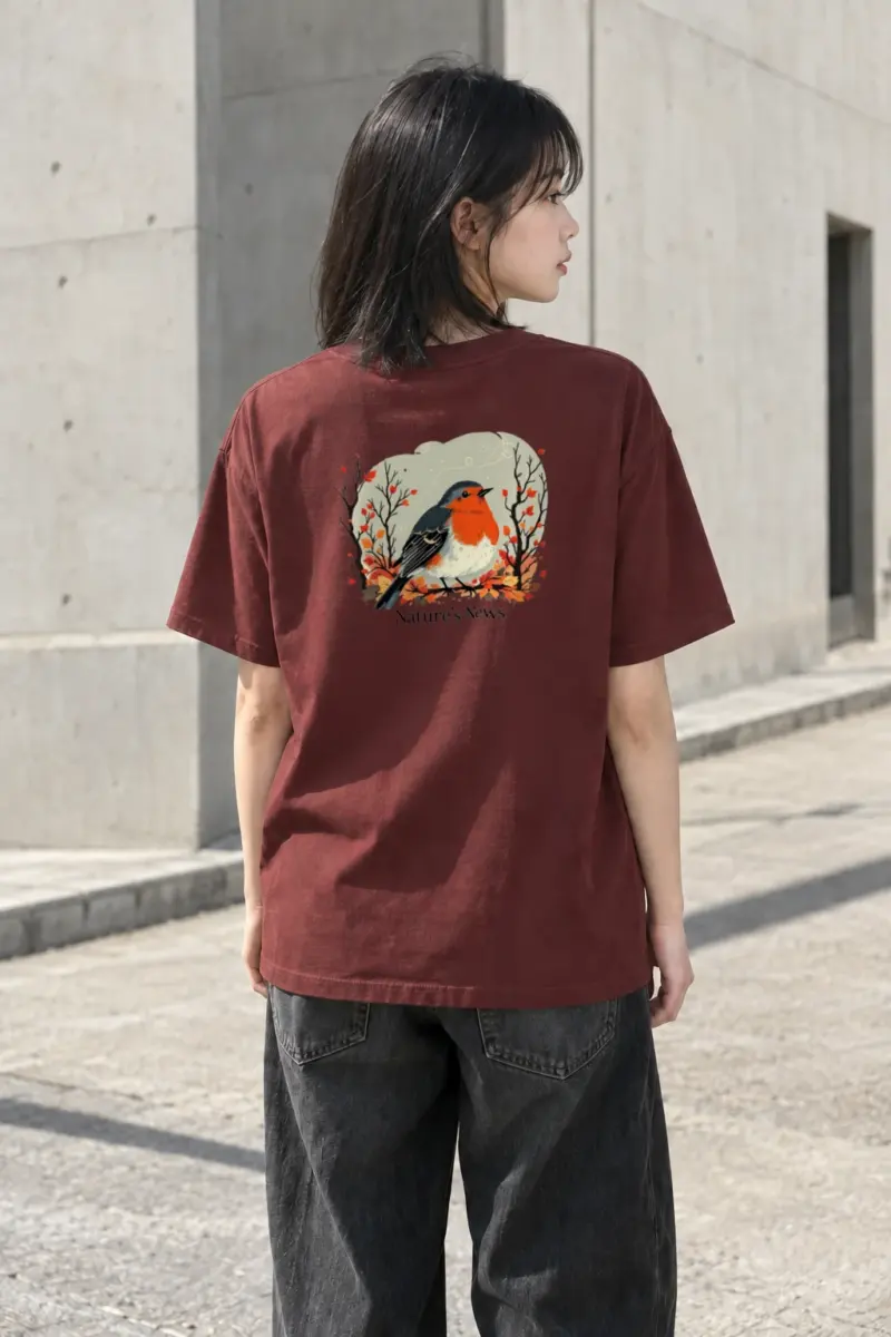 "Nature’s News" Heavyweight Unisex Crewneck T-shirt | Gildan 5000