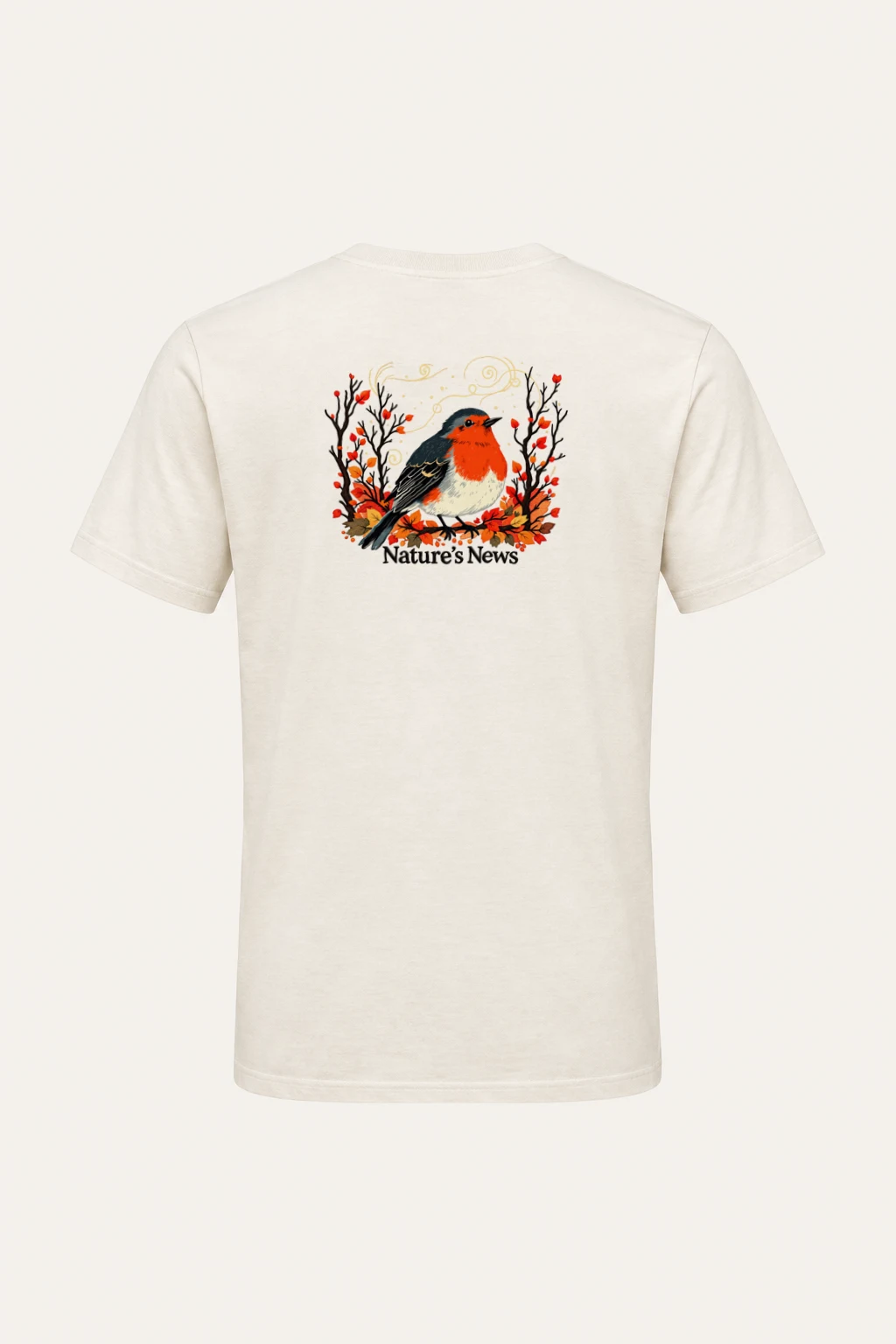 "Nature’s News" Heavyweight Unisex Crewneck T-shirt | Gildan 5000