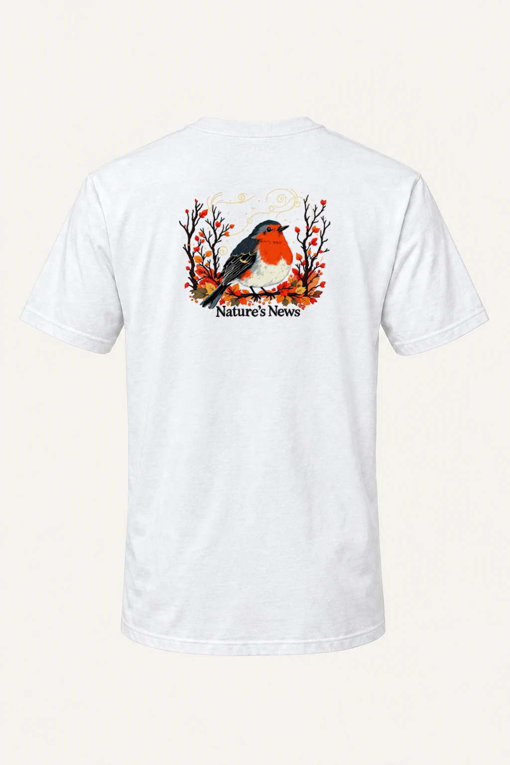 "Nature’s News" Heavyweight Unisex Crewneck T-shirt | Gildan 5000