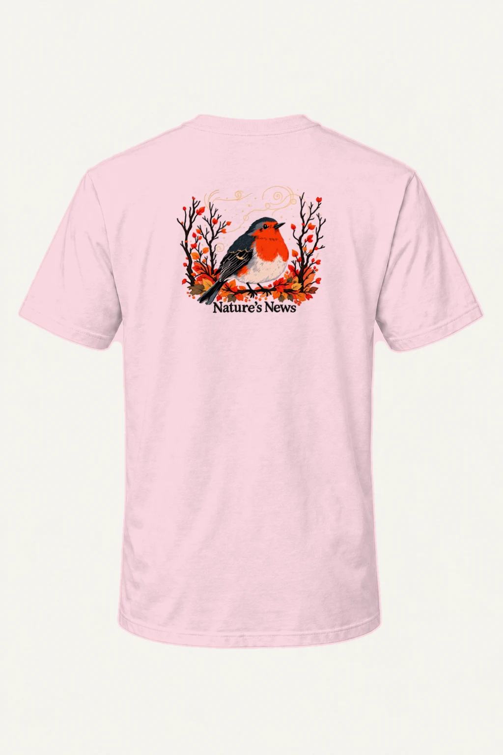 "Nature’s News" Heavyweight Unisex Crewneck T-shirt | Gildan 5000