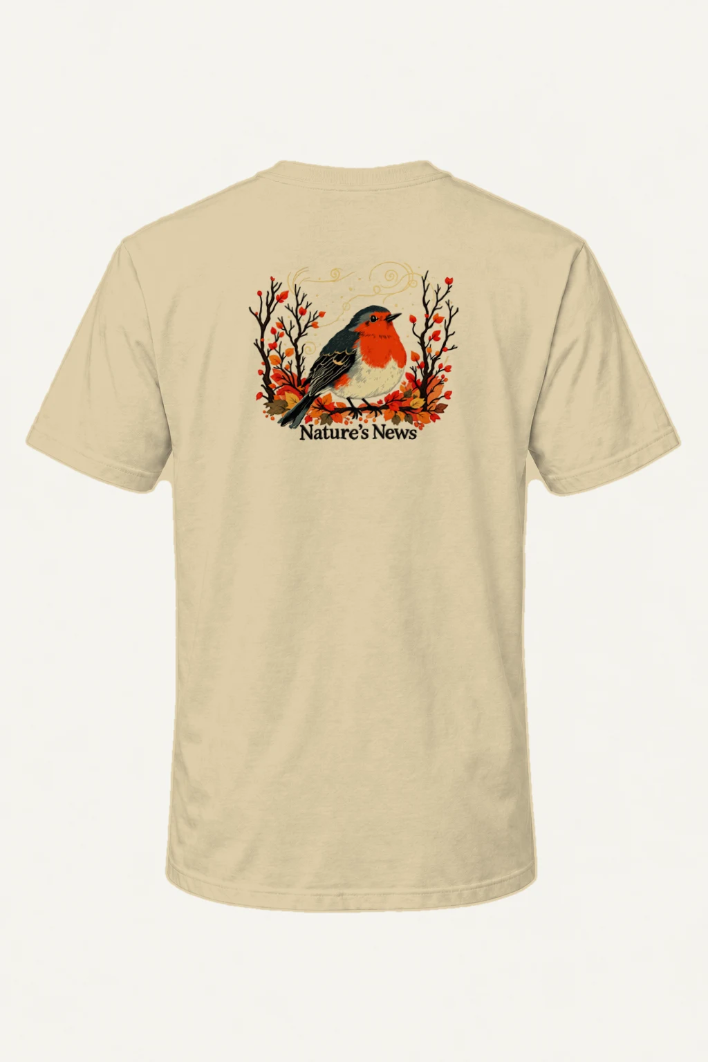 "Nature’s News" Heavyweight Unisex Crewneck T-shirt | Gildan 5000