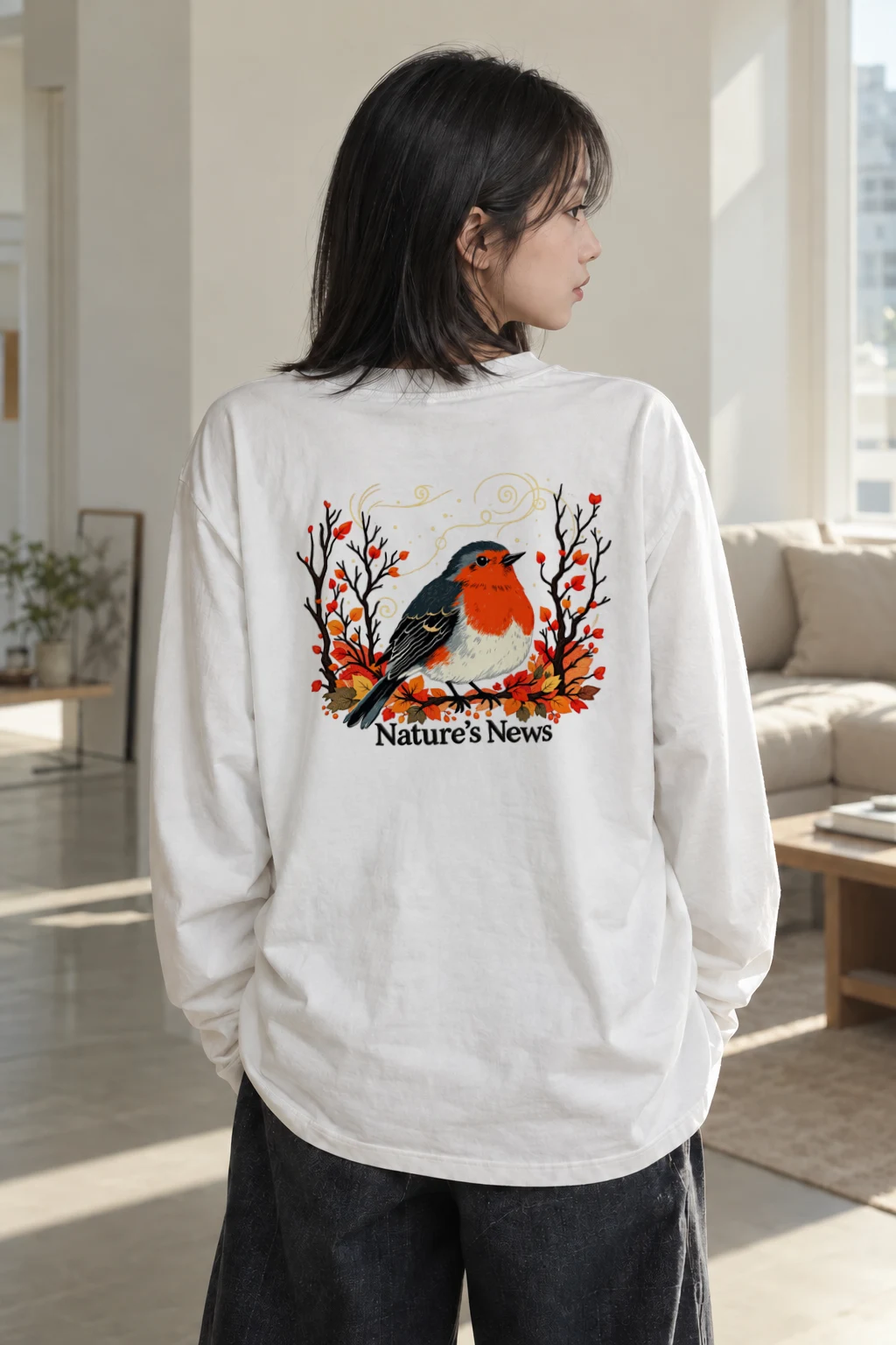 "Nature’s News" Unisex Longsleeve T-shirt | Gildan 2400
