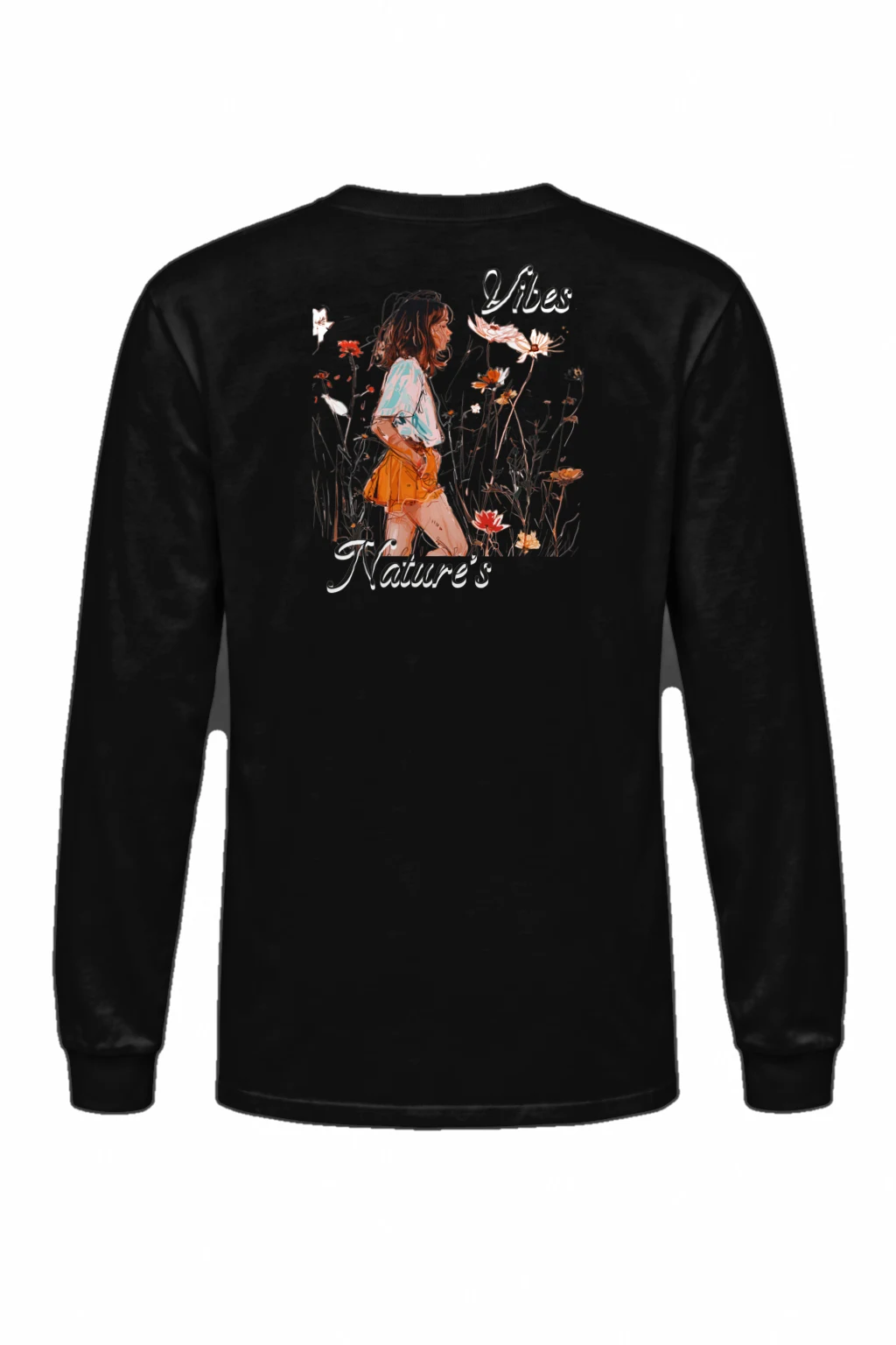 "Nature's Vibes" Unisex Longsleeve T-shirt | Gildan 2400