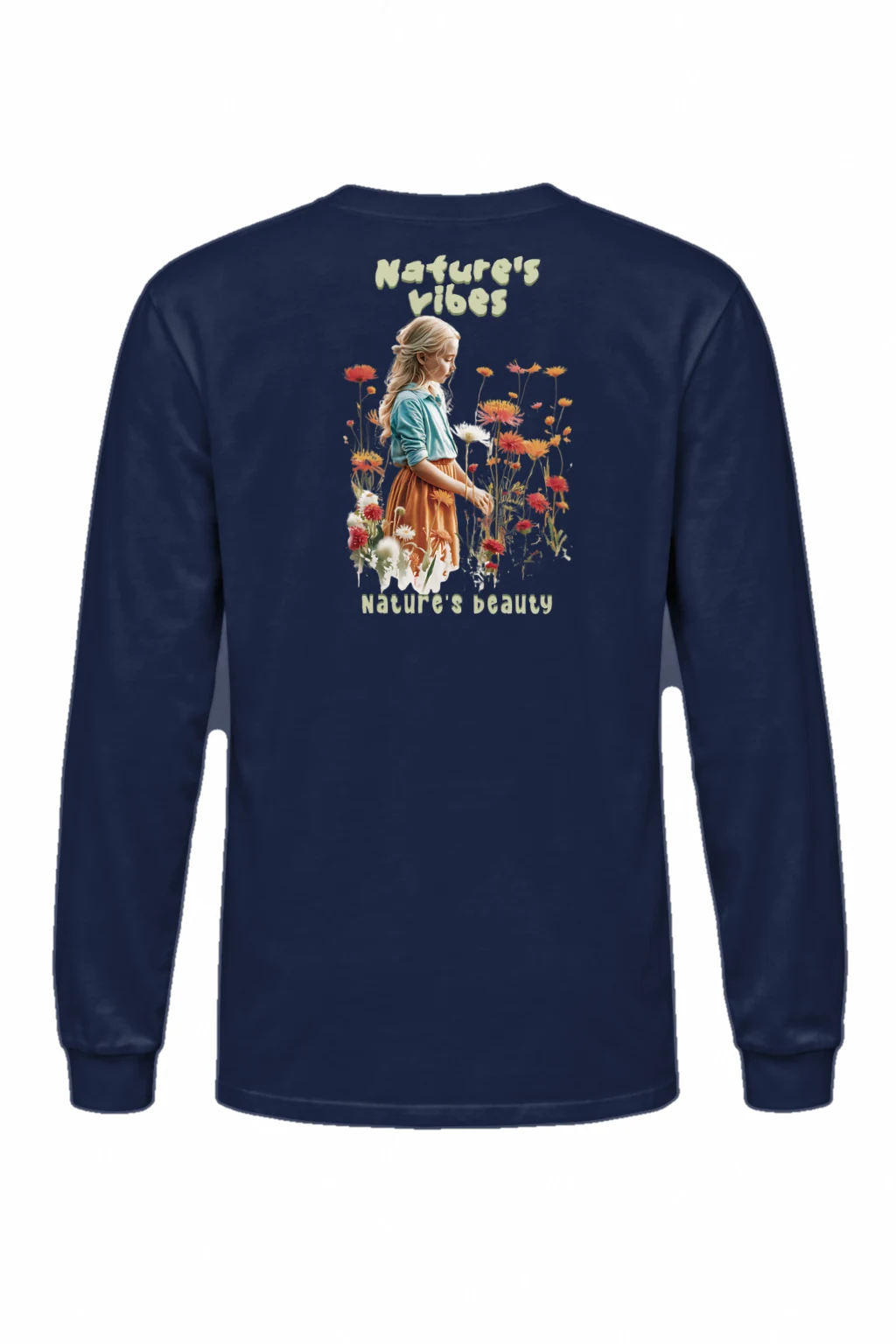 "Nature's Vibes" Unisex Longsleeve T-shirt | Gildan 2400