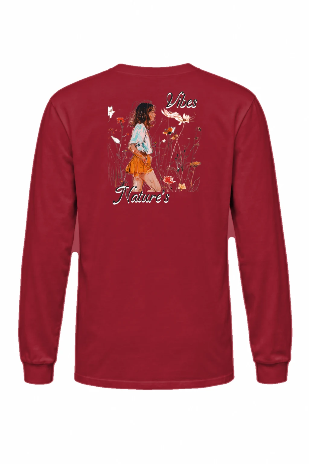 "Nature's Vibes" Unisex Longsleeve T-shirt | Gildan 2400