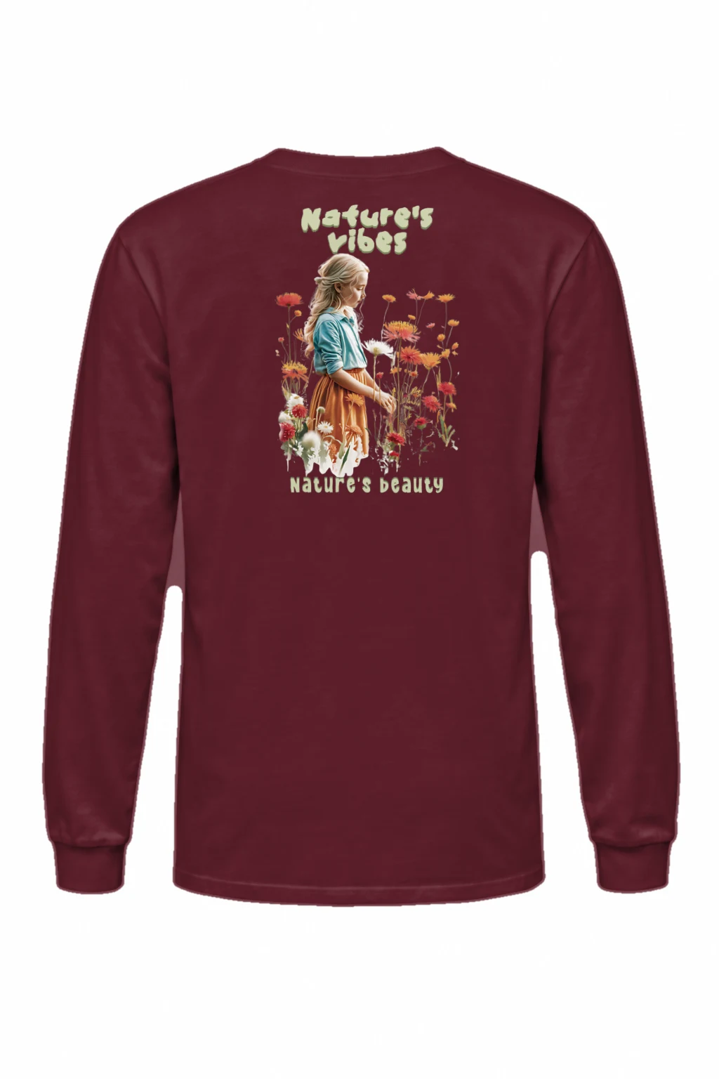 "Nature's Vibes" Unisex Longsleeve T-shirt | Gildan 2400