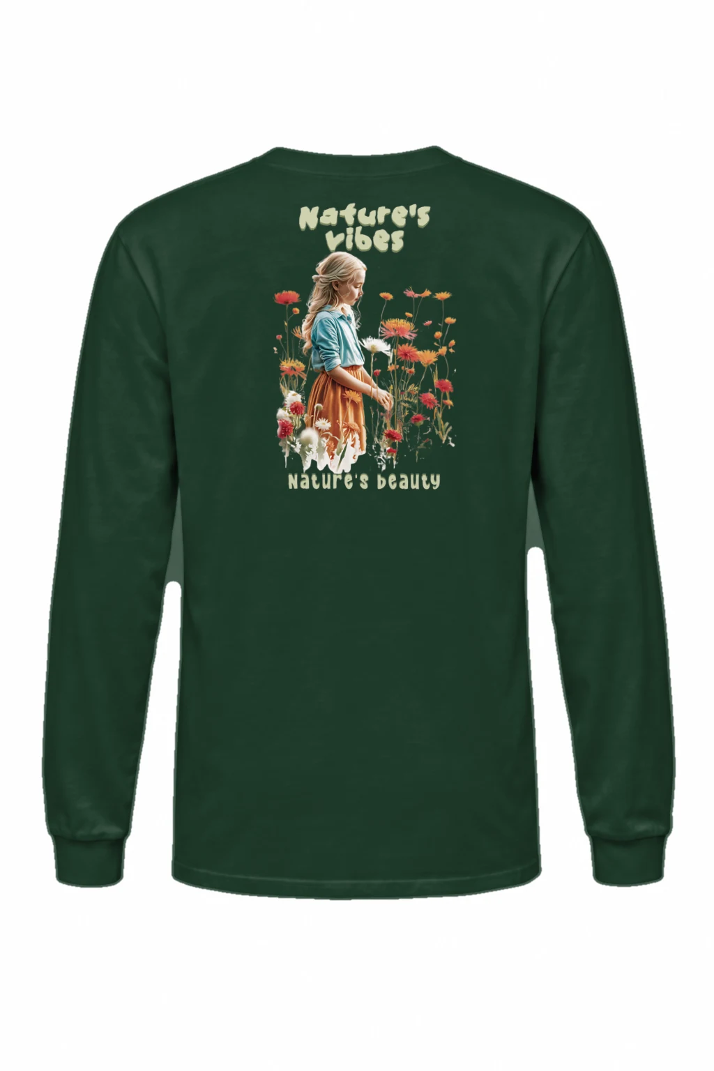 "Nature's Vibes" Unisex Longsleeve T-shirt | Gildan 2400