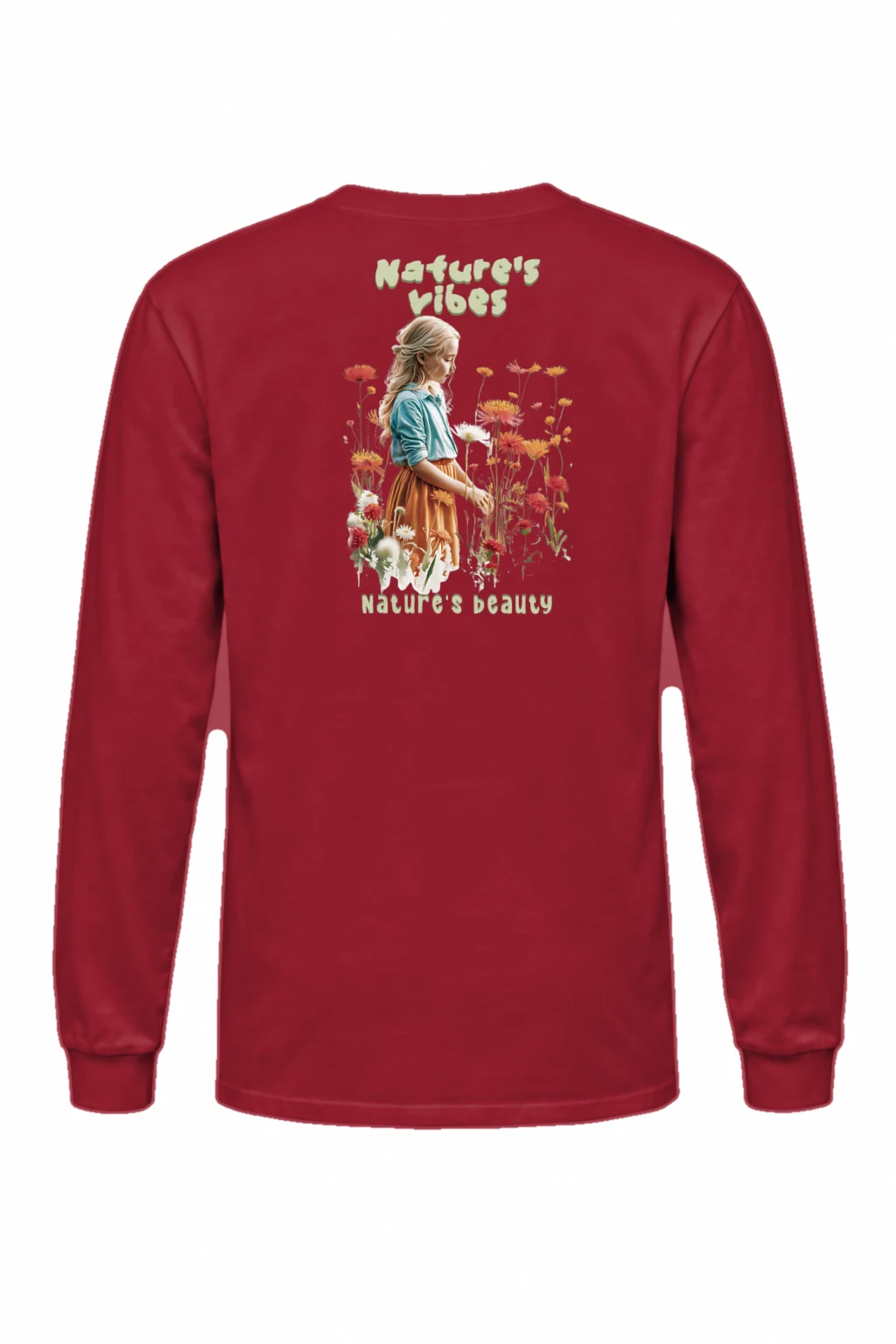 "Nature's Vibes" Unisex Longsleeve T-shirt | Gildan 2400