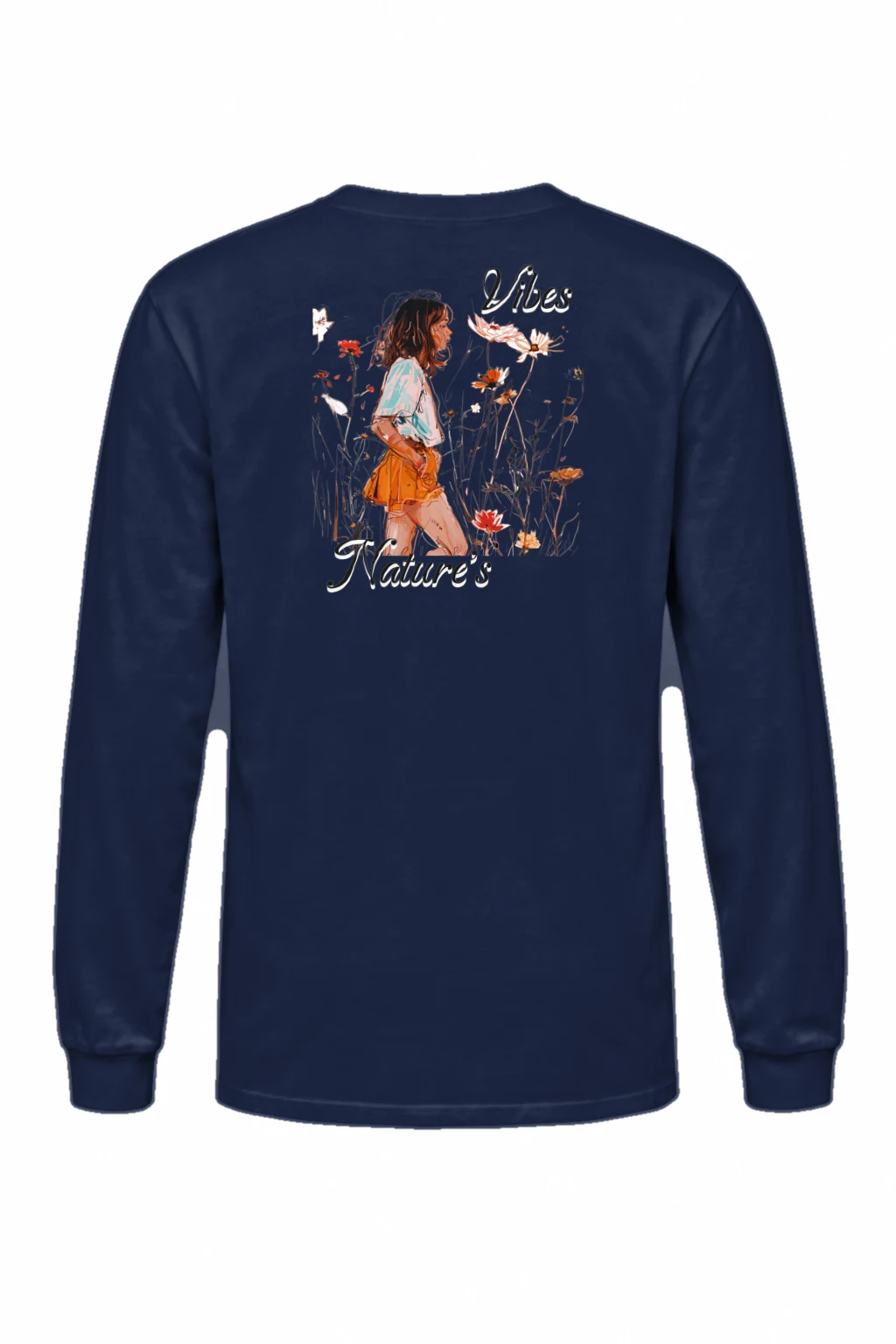 "Nature's Vibes" Unisex Longsleeve T-shirt | Gildan 2400