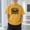 "Nebraska Eagle Emblem" Heavyweight Unisex Crewneck T-shirt | Gildan 5000