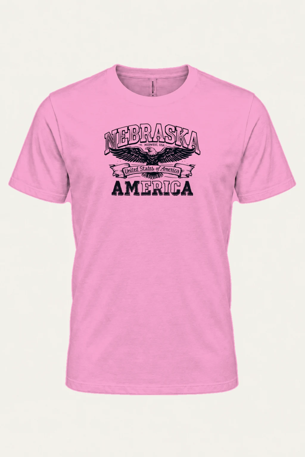 "Nebraska Eagle" Heavyweight Unisex Crewneck T-shirt | Gildan 5000