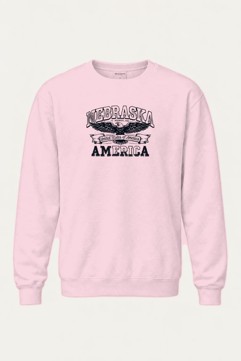 "Nebraska Eagle Heritage" Heavy Blend Unisex Crewneck Sweatshirt | Gildan 18000