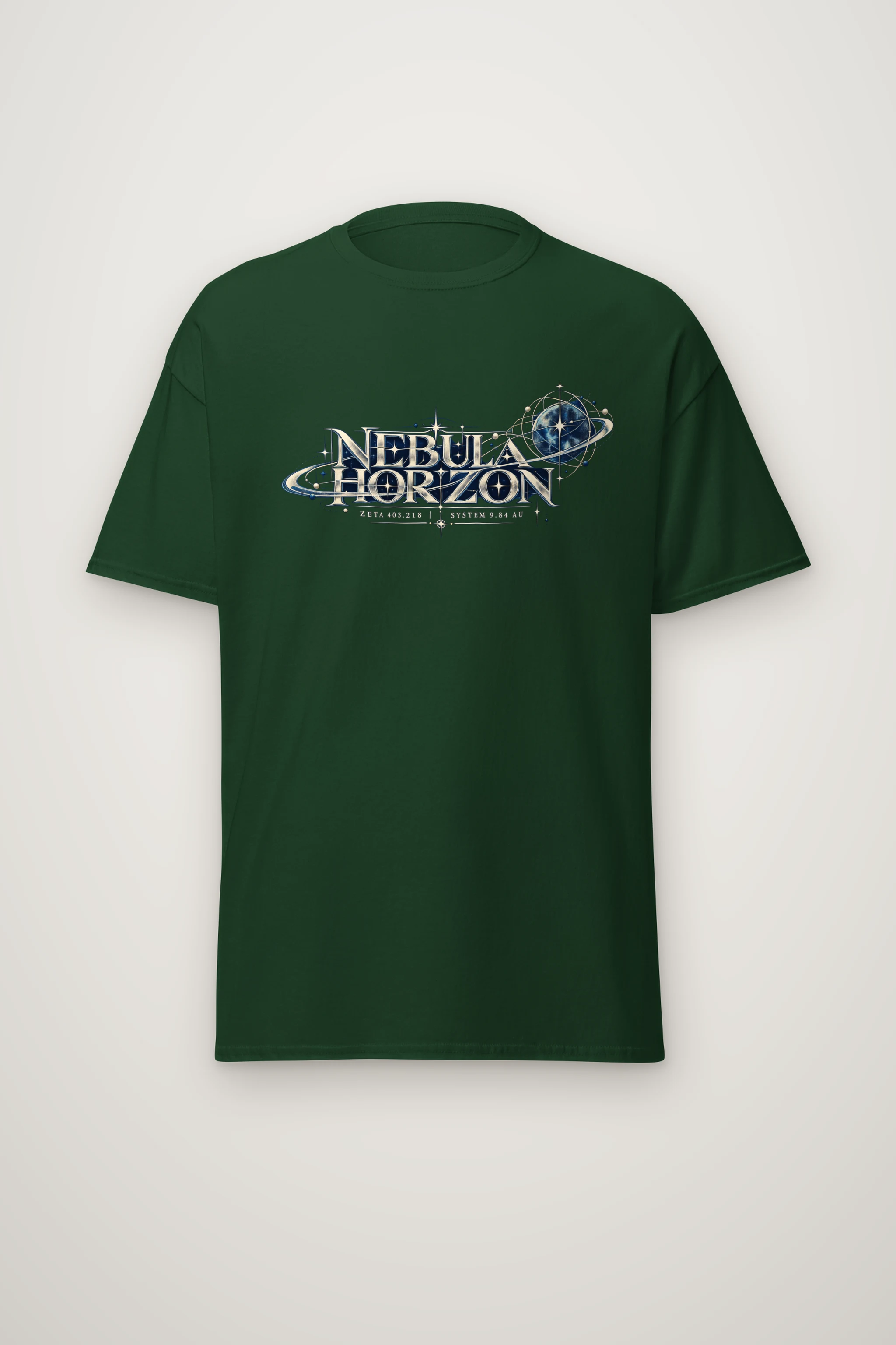 "Nebula Horizon" Heavyweight Unisex Crewneck T-shirt
