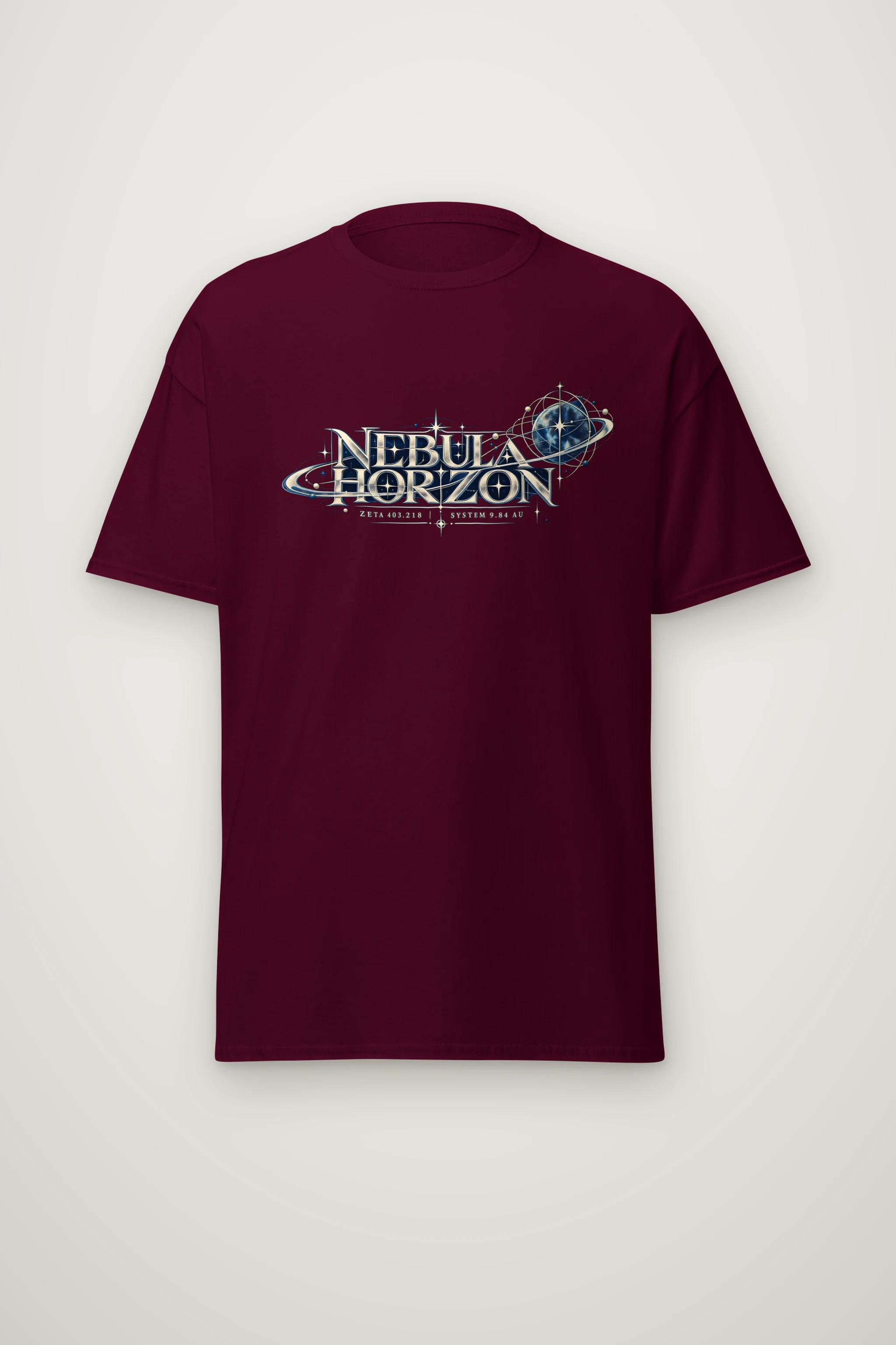 "Nebula Horizon" Heavyweight Unisex Crewneck T-shirt