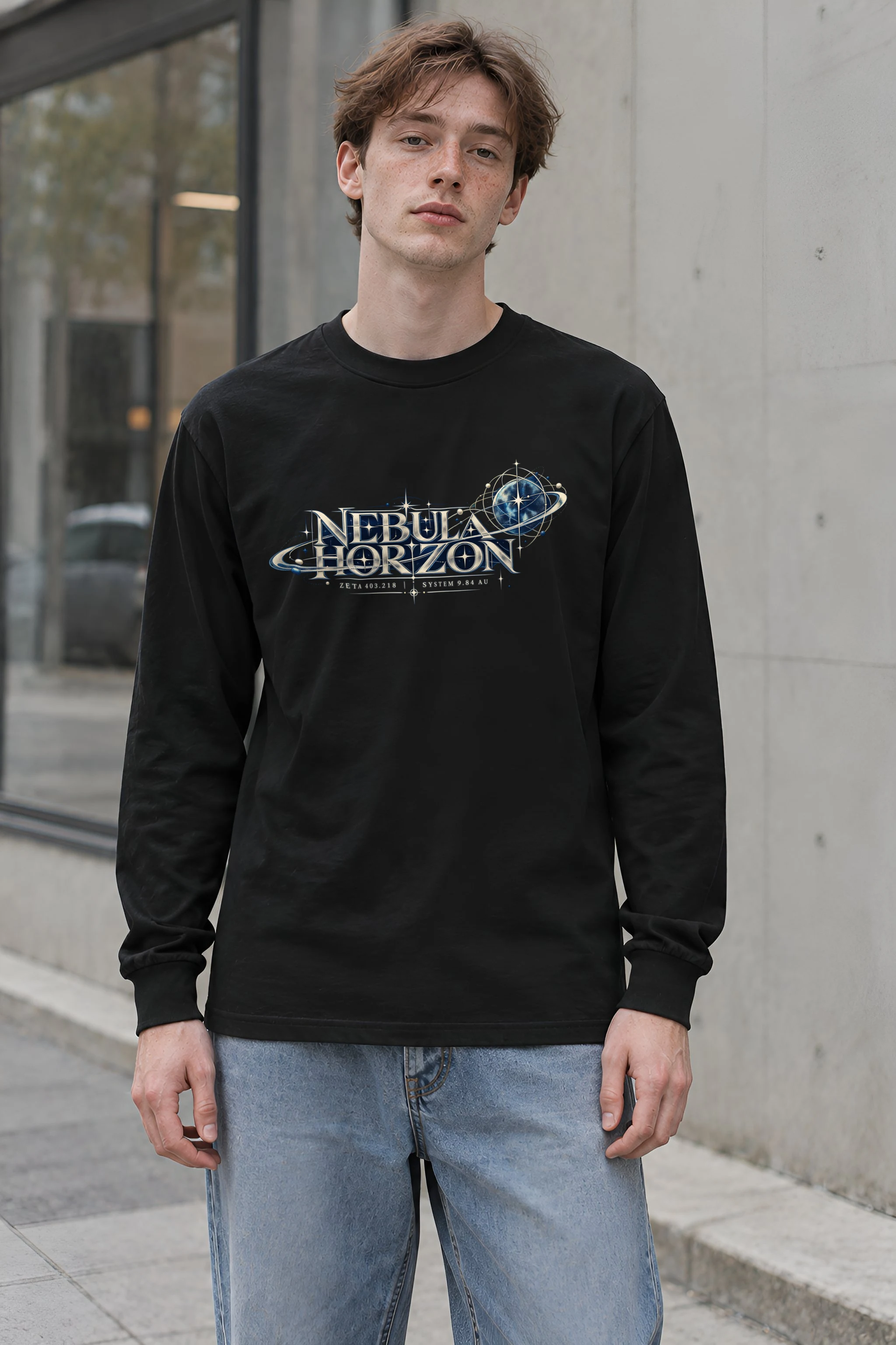 "Nebula Horizon" Unisex Longsleeve T-shirt