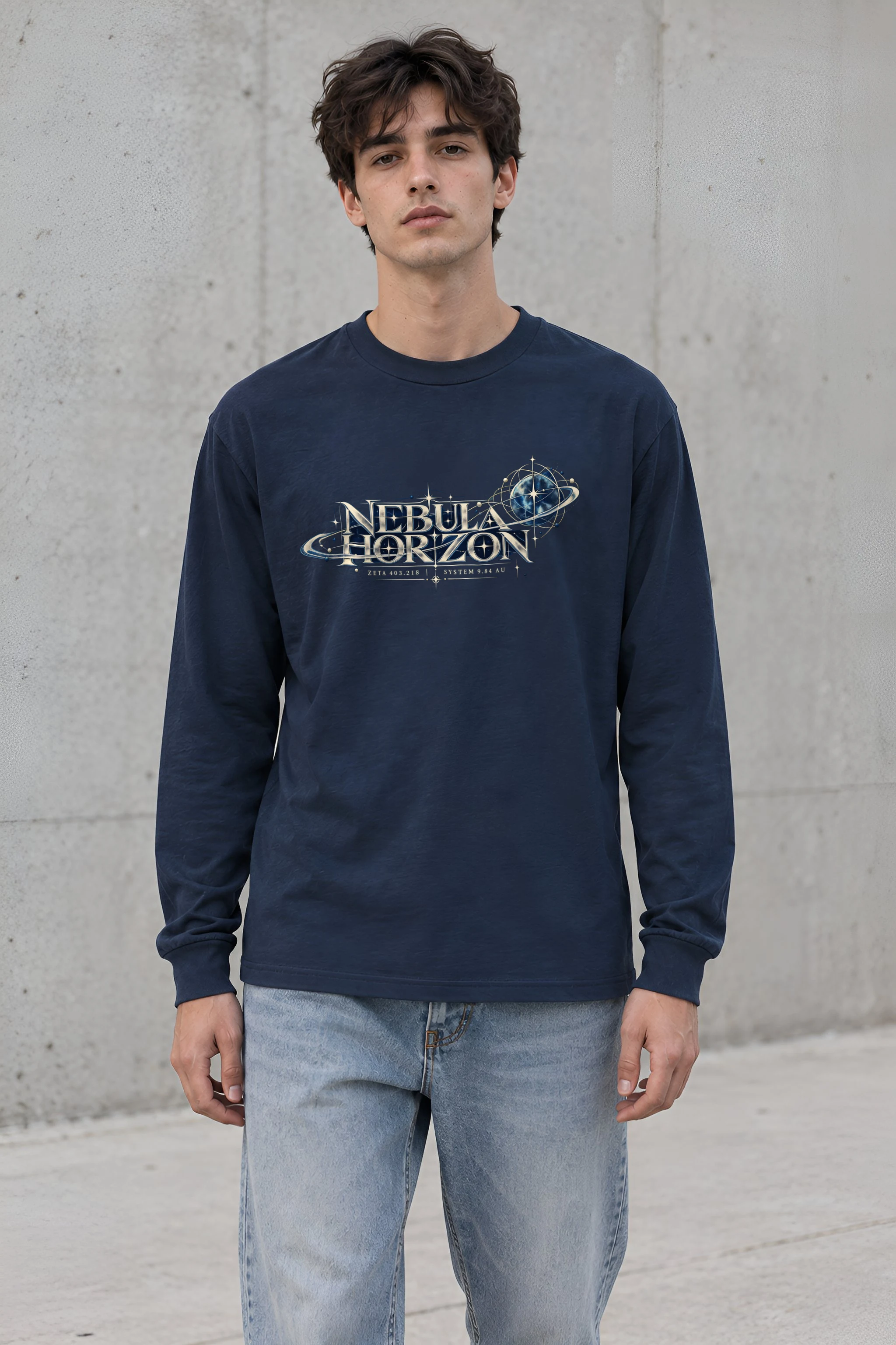 "Nebula Horizon" Unisex Longsleeve T-shirt