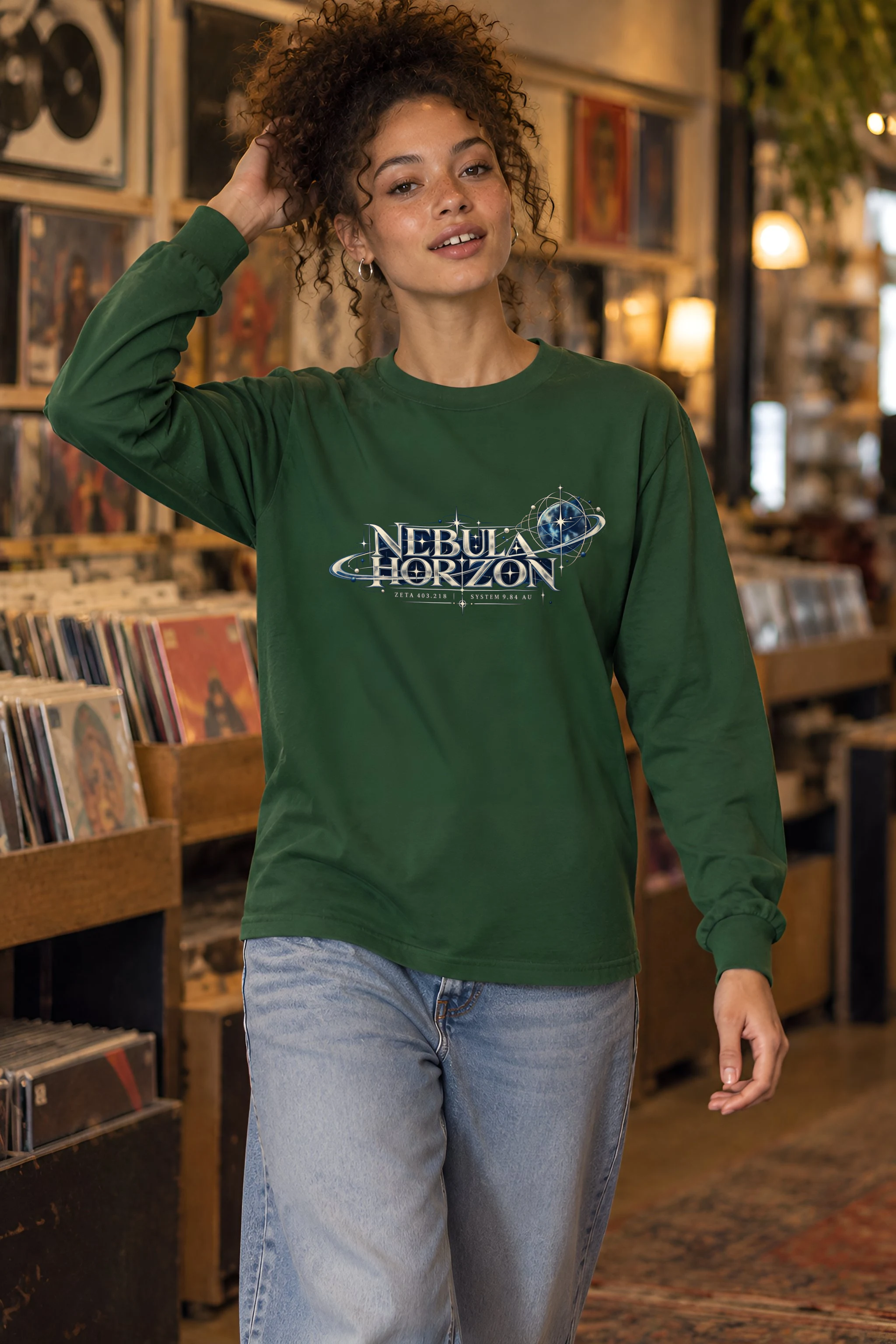 "Nebula Horizon" Unisex Longsleeve T-shirt