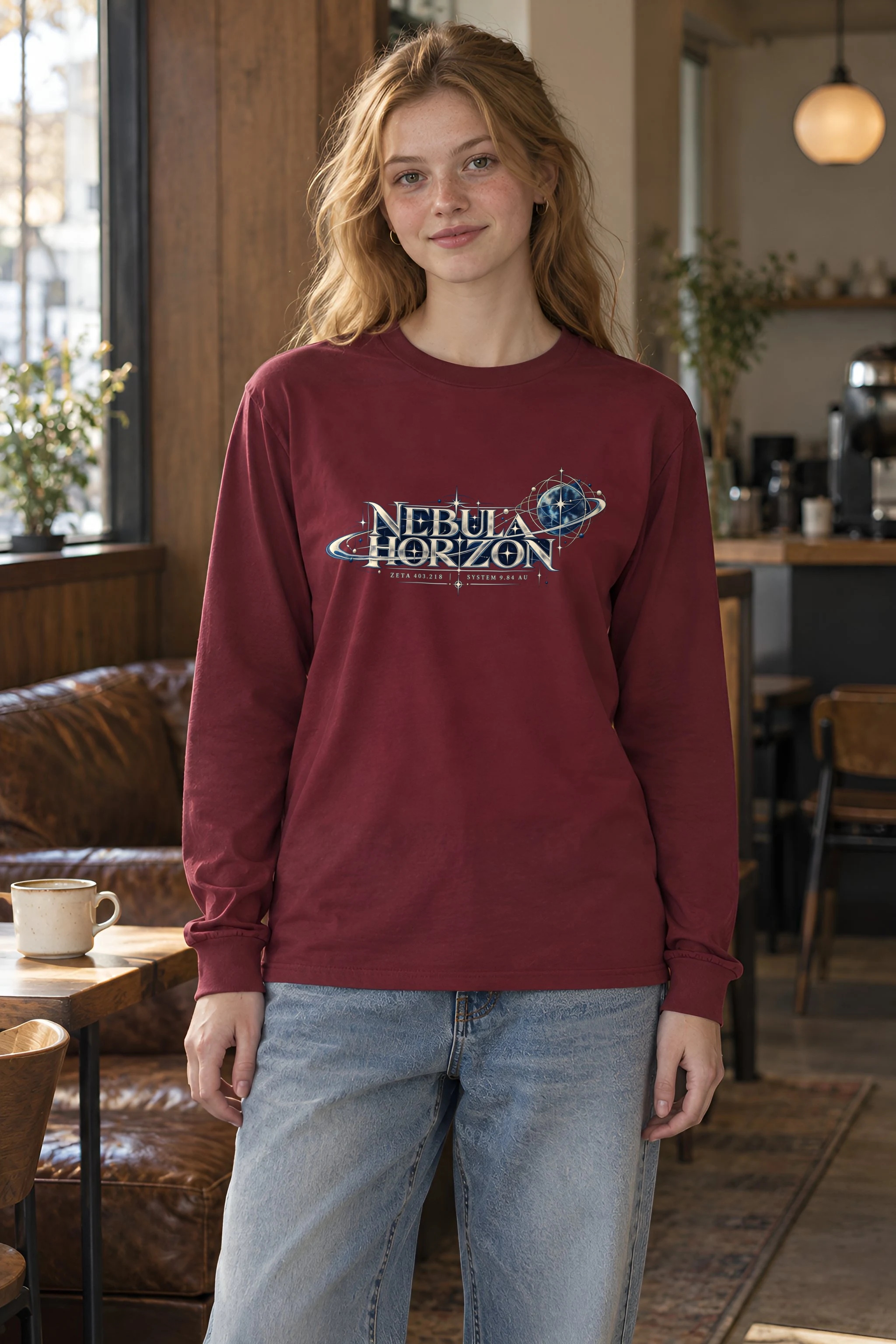 "Nebula Horizon" Unisex Longsleeve T-shirt