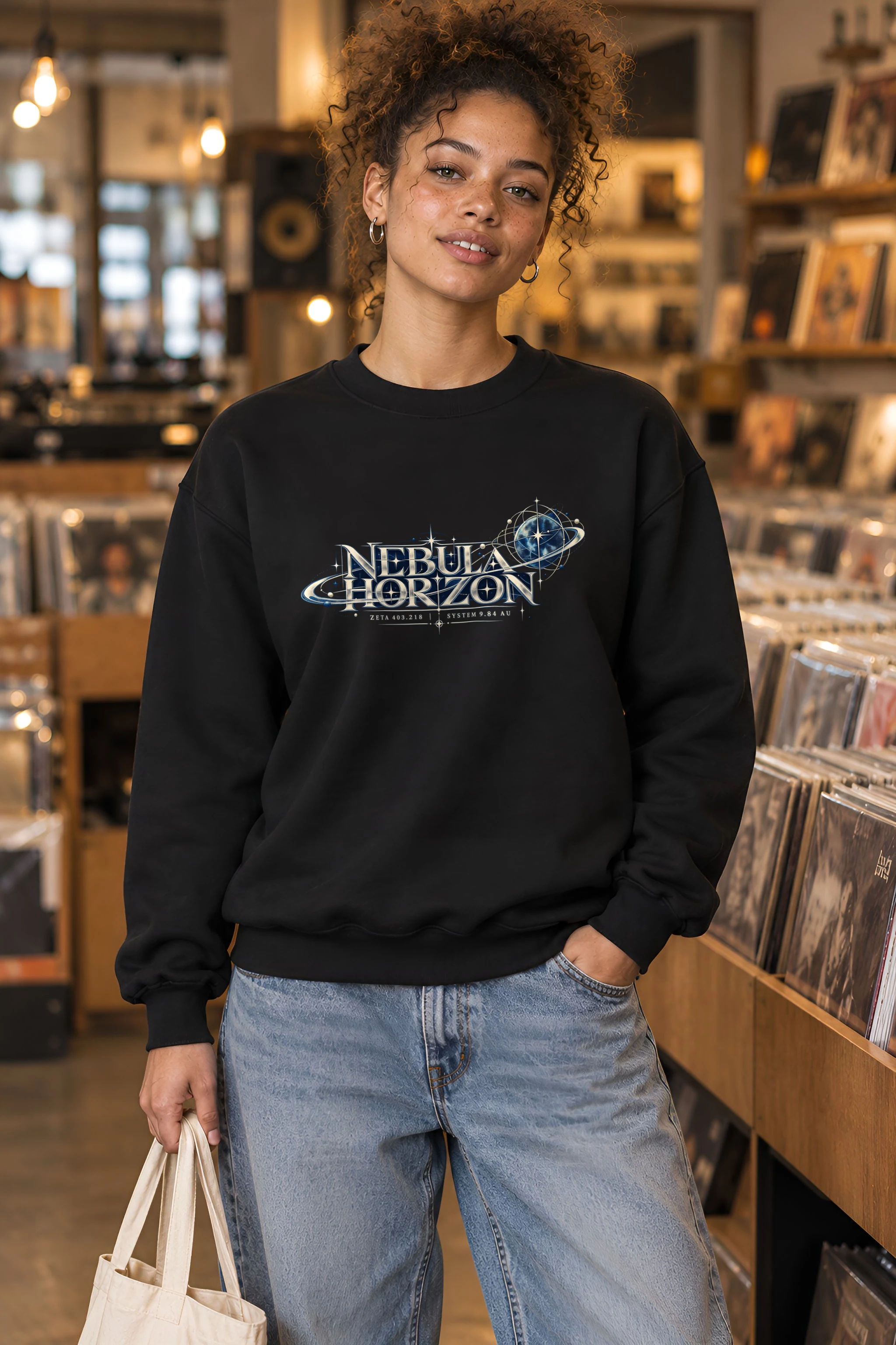 "Nebula Horizon Zeta" 1 Crewneck Sweatshirt