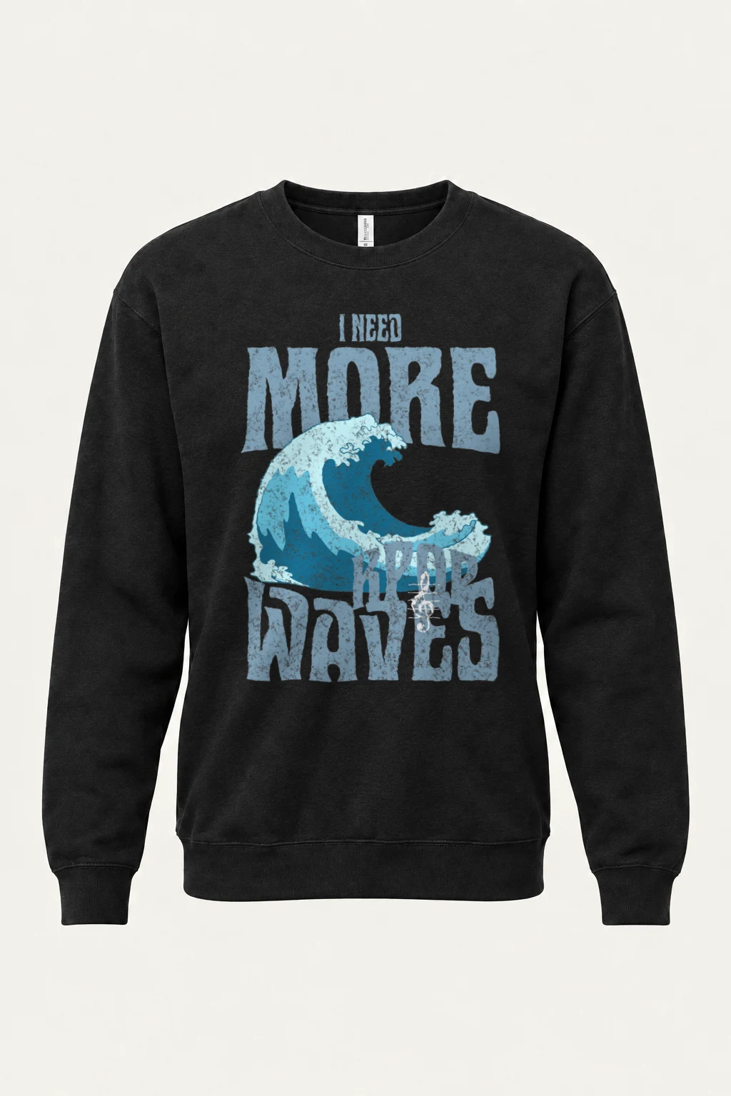 "Need More Waves" Heavy Blend Unisex Crewneck Sweatshirt | Gildan 18000