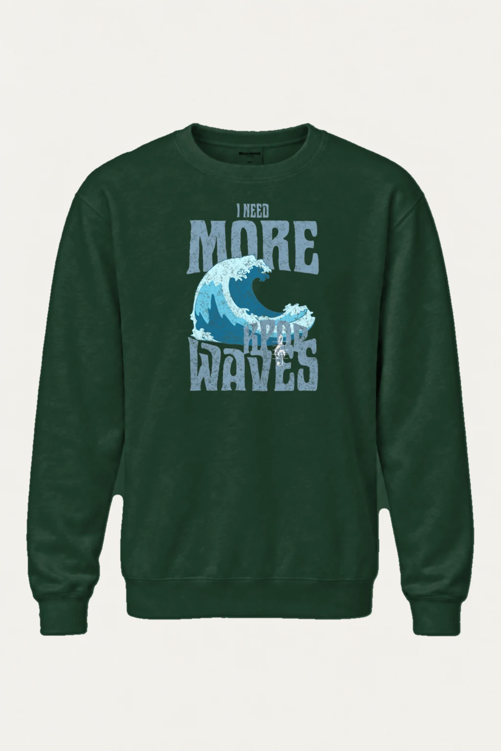 "Need More Waves" Heavy Blend Unisex Crewneck Sweatshirt | Gildan 18000