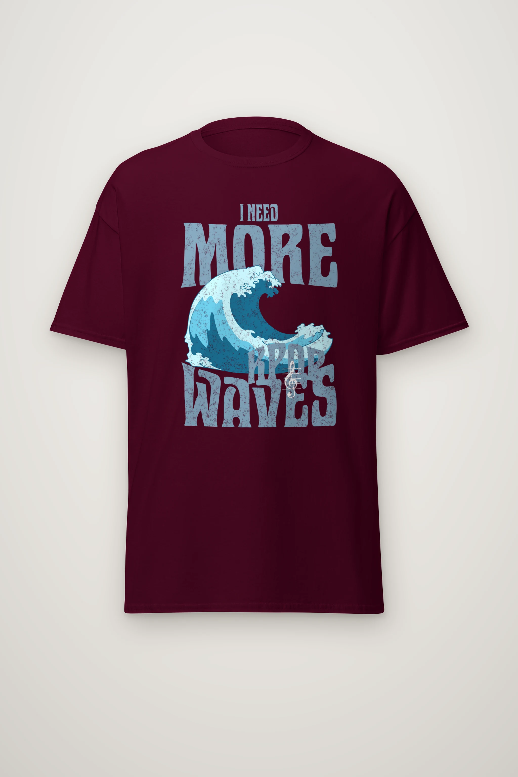 "Need More Waves" Heavyweight Unisex Crewneck T-shirt